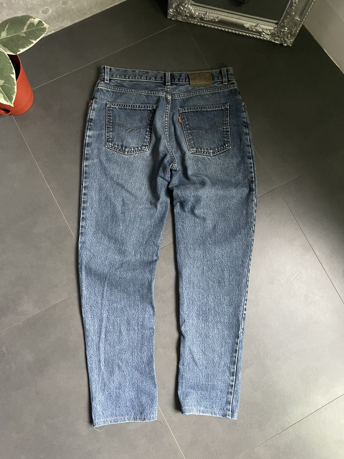 Levi's Vintage Clothing Vintage Levis 726 Orange Tab Washed Jeans Carhartt Style Y2k Size US 32 / EU 48 - 3 Thumbnail