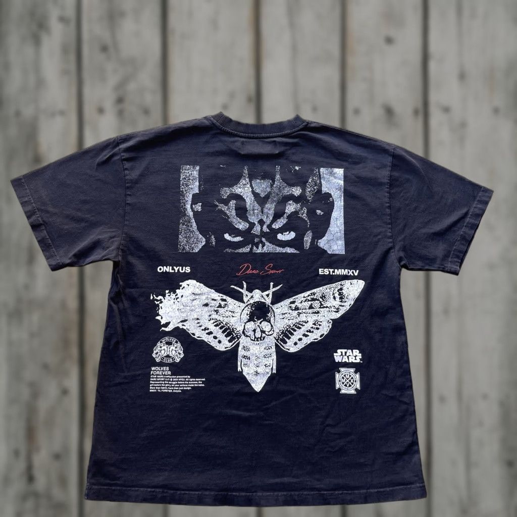 Darc Sport Darc Sport Star Wars T-Shirt Men Large Black Crew Neck Cotton Short Sleeve Logo Sports Size US L / EU 52-54 / 3 - 1 Thumbnail