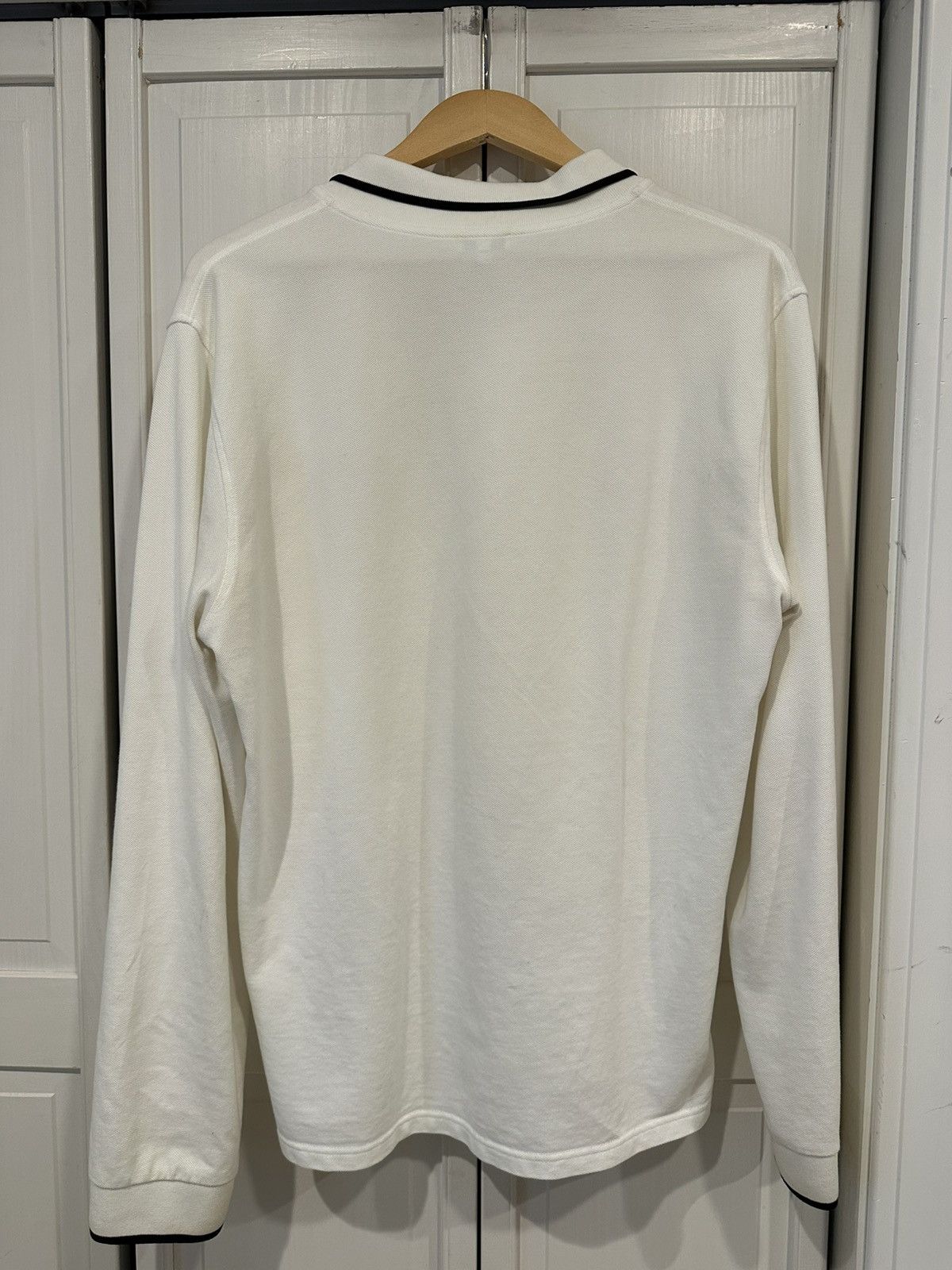 Kenzo Kenzo - Tiger Crest Long Sleeve White Polo Size US L / EU 52-54 / 3 - 2 Thumbnail