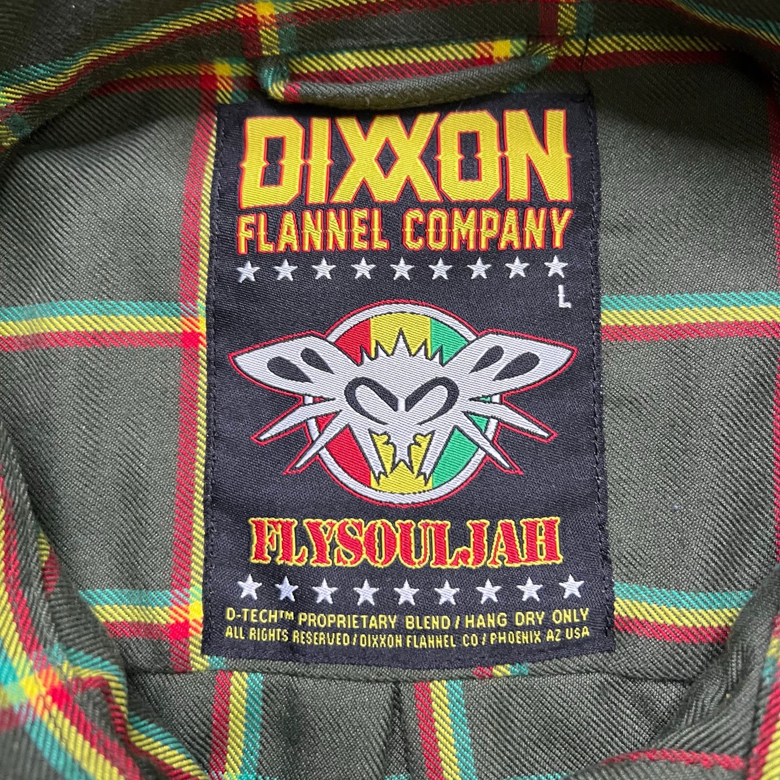 Dixxon Dixxon Flannel Company Flysouljah Plaid Shirt Mens Large Size US L / EU 52-54 / 3 - 9 Thumbnail
