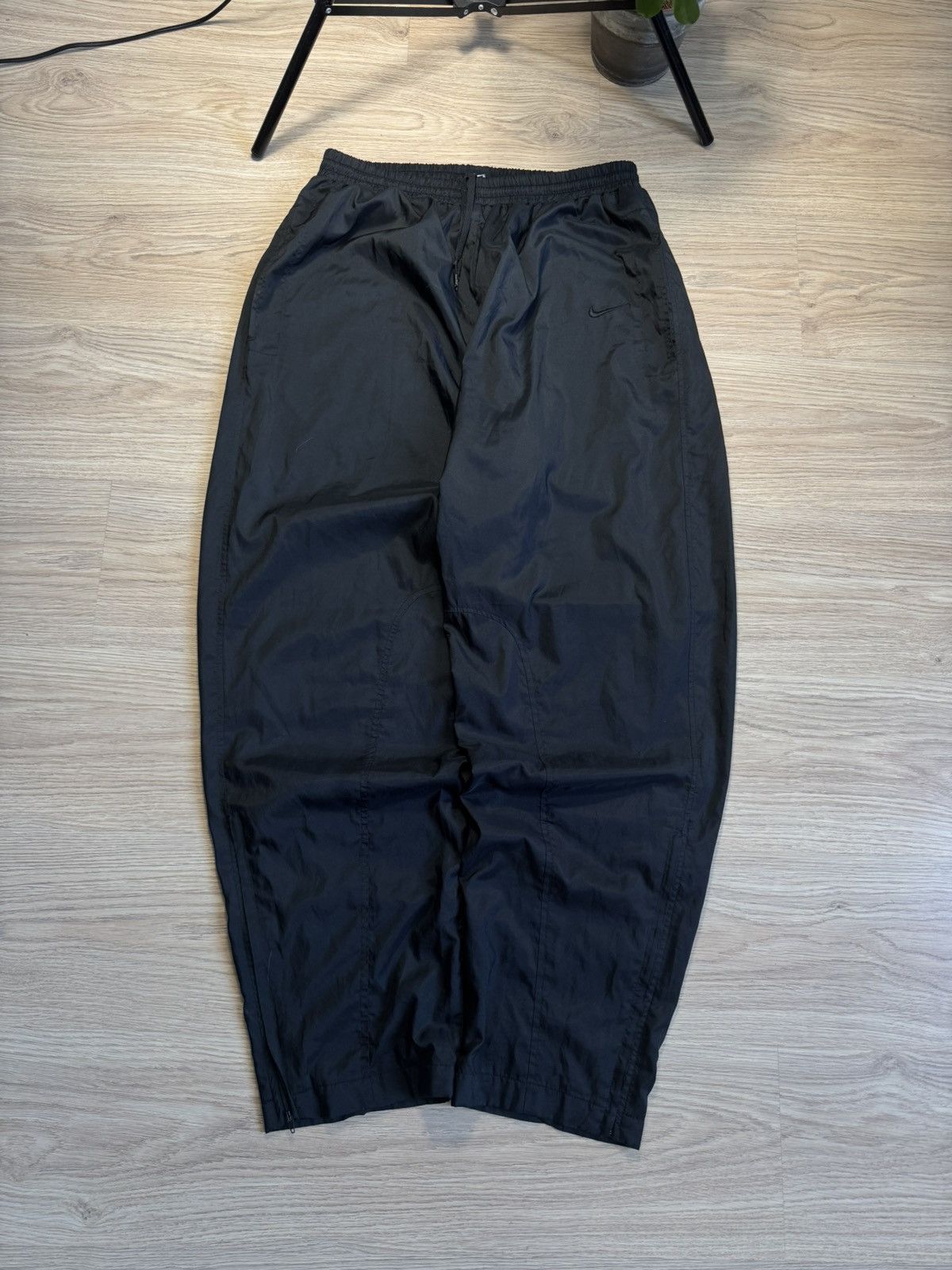 Nike 00s Nike Vintage Usa Black Baggy Rap Oversized y2k Pants Size US 36 / EU 52 - 1 Thumbnail