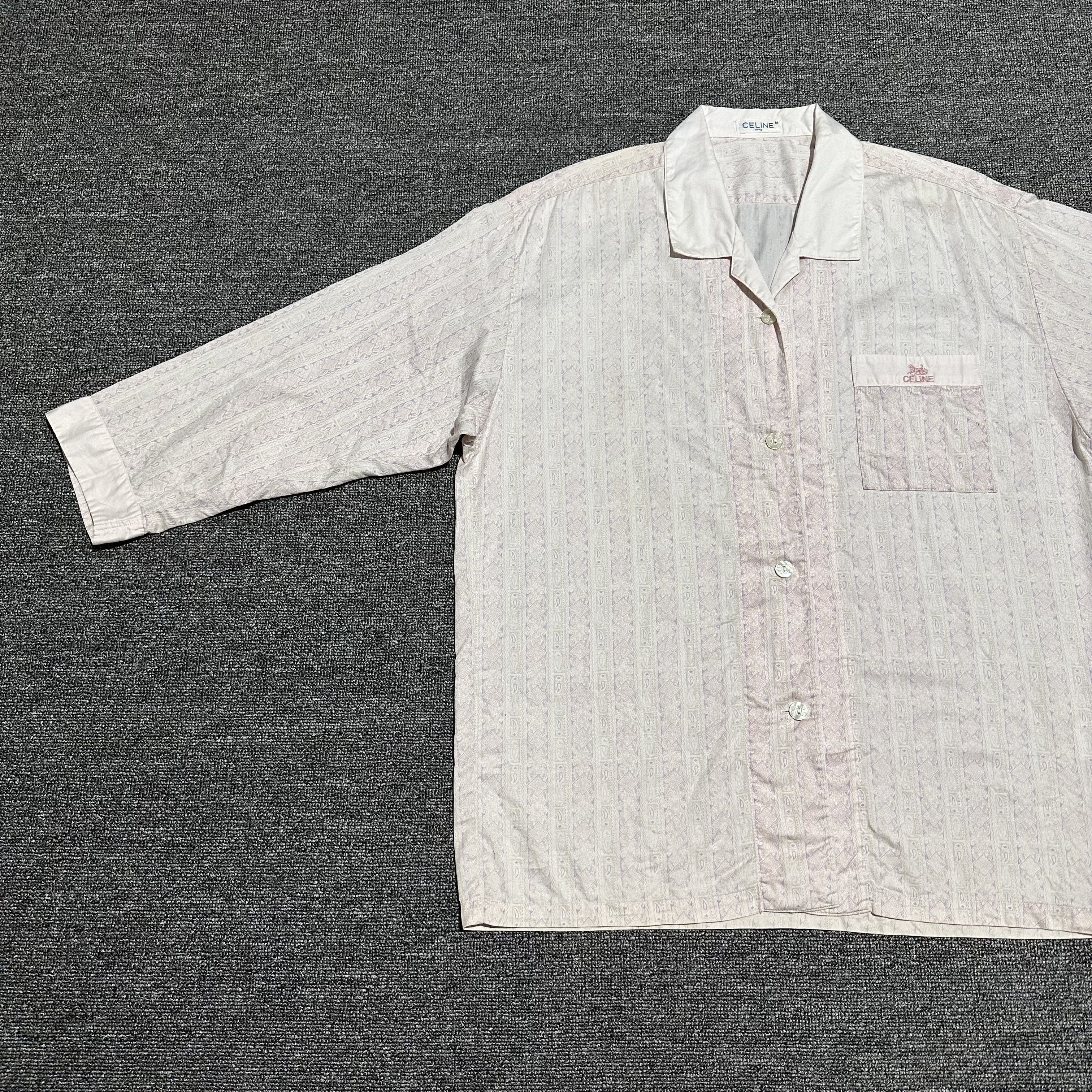 Celine Vintage Celine Button Ups Shirts Size US M / EU 48-50 / 2 - 3 Thumbnail