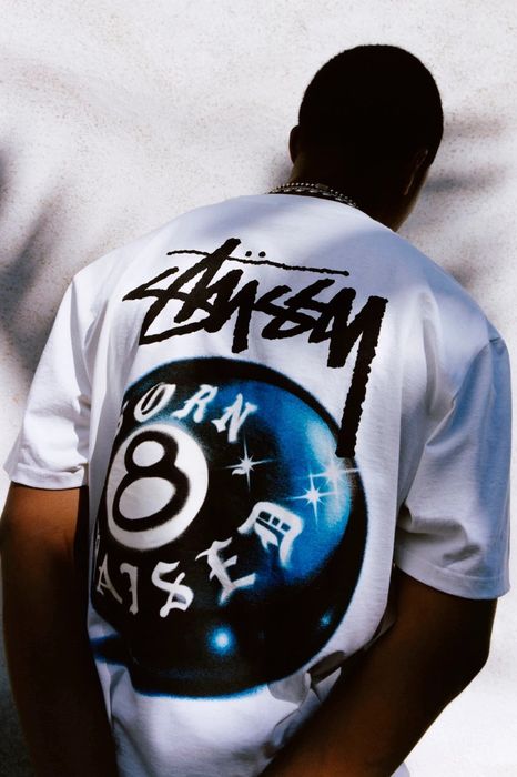 Stussy Stussy & Born X Raised 8 Ball Tee | Grailed