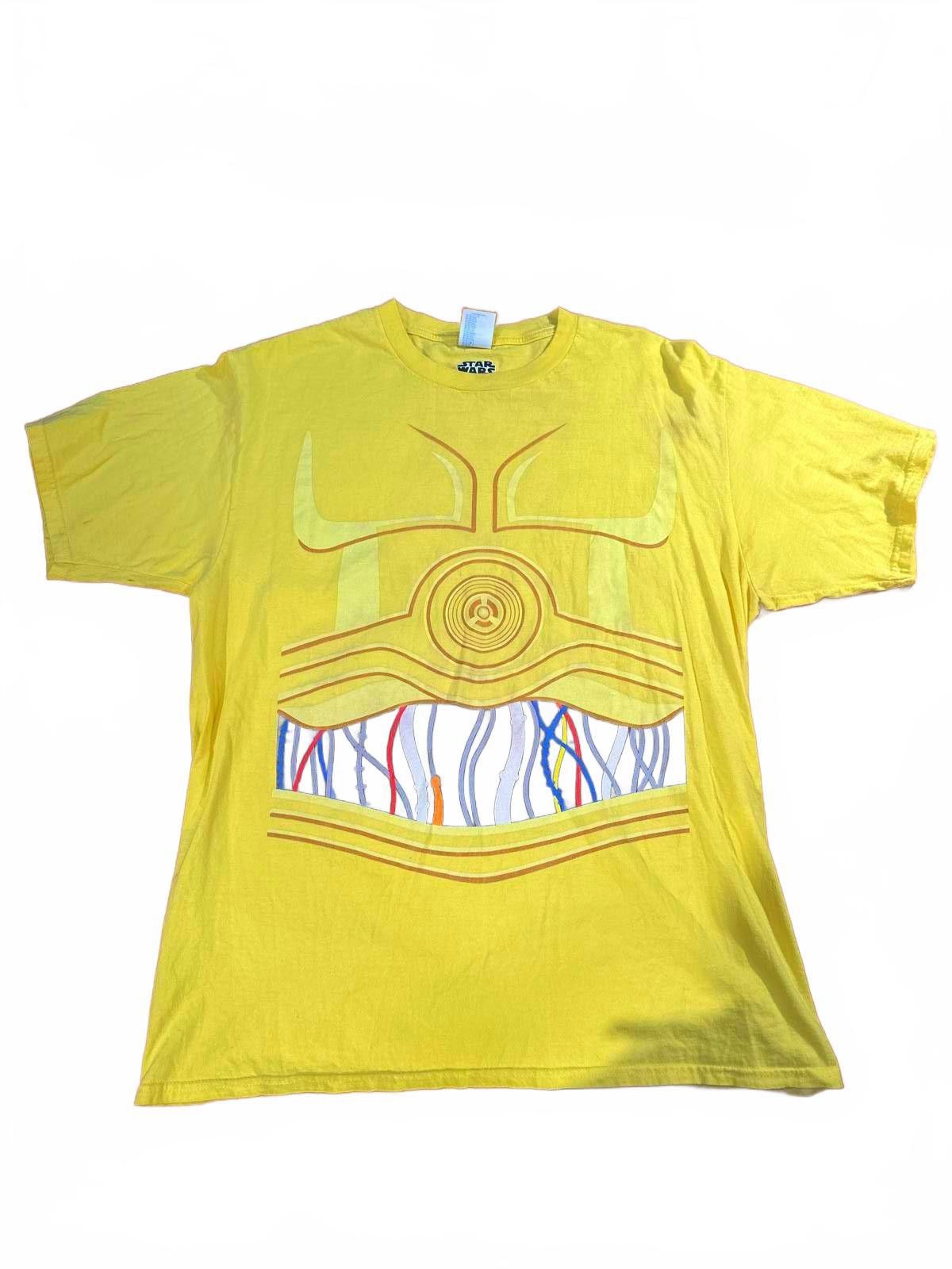 Star Wars Disney x Star Wars C-3PO Men's Large Yellow Tee Size ONE SIZE - 1 Thumbnail