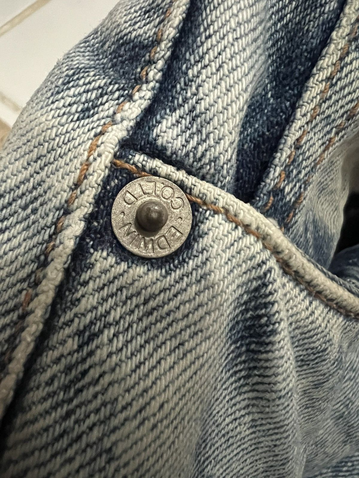Edwin × Japanese Brand × Vintage Edwin Japan - vintage washed blue Japan Edwin Size US 34 / EU 50 - 7 Thumbnail