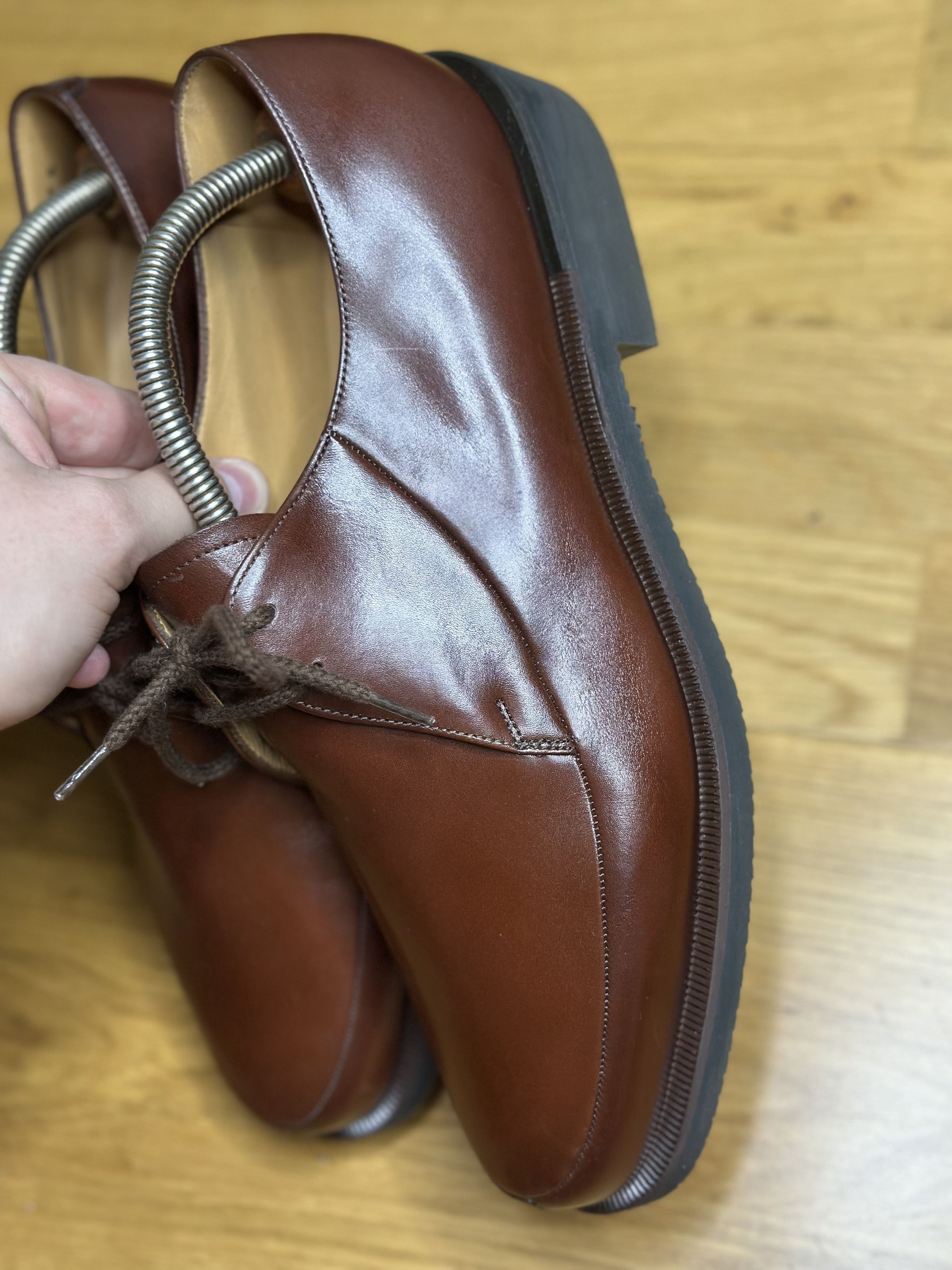 Bally Bally Scalair 2 Men's Shoes Brown Leather Size US 8.5 / EU 41-42 - 7 Thumbnail