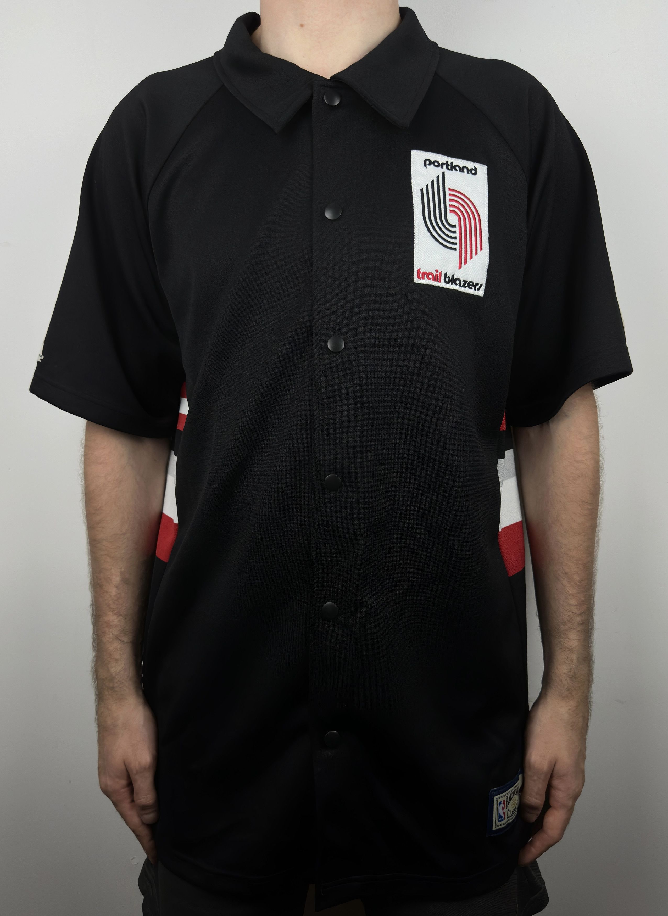 Majestic Portland Trail Blazers Hardwood Classics Warm Up NBA Jersey Size US L / EU 52-54 / 3 - 3 Thumbnail