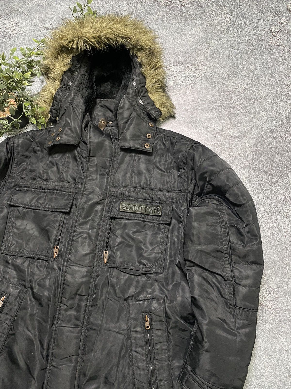 Schott × Vintage Schott parka jacket winter patch logo size L Size US L / EU 52-54 / 3 - 2 Thumbnail