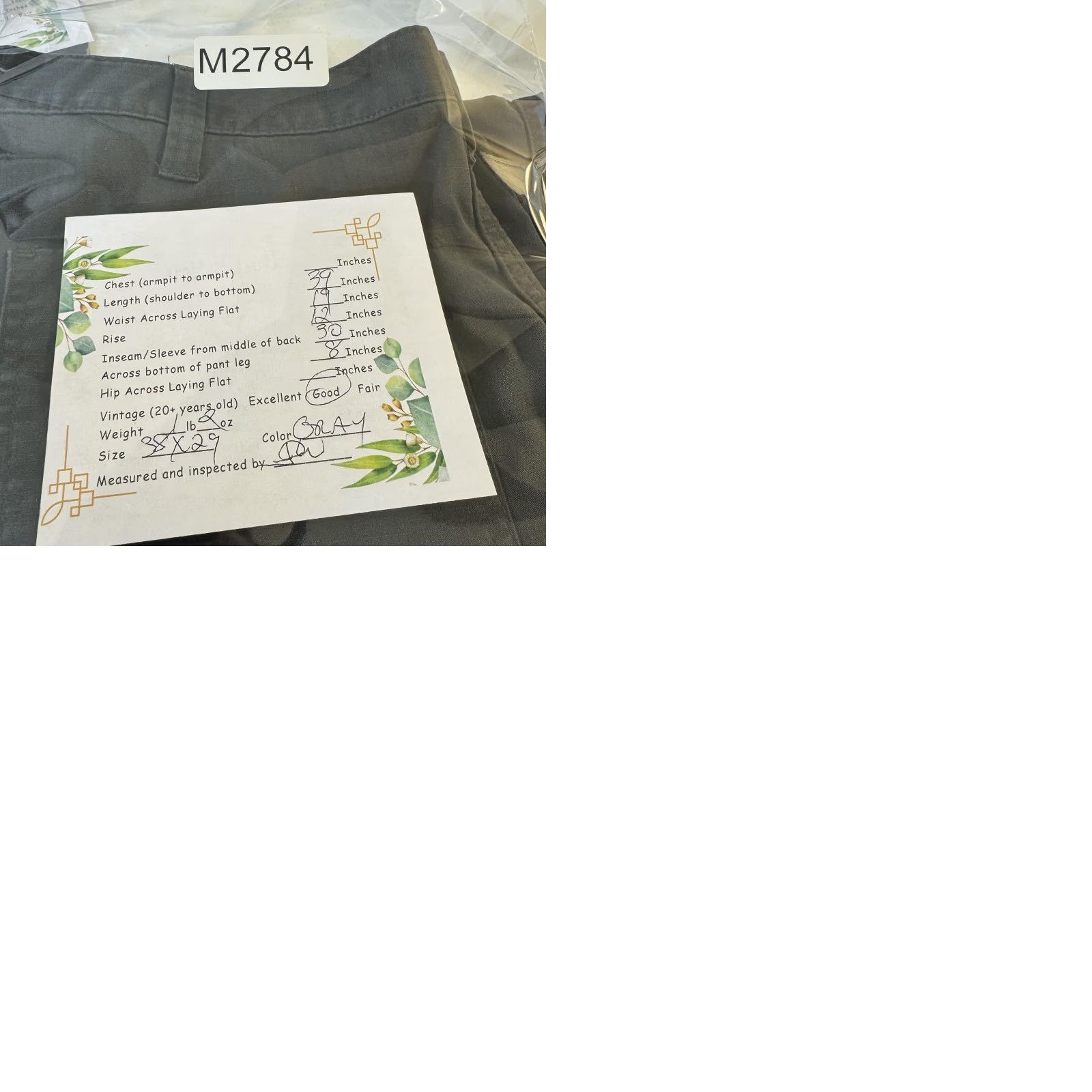 Carhartt Carhartt Pants Mens 38x29 Gray Ripstop Relaxed Fit Work Utility Zip Pocket Size US 38 / EU 54 - 9 Thumbnail