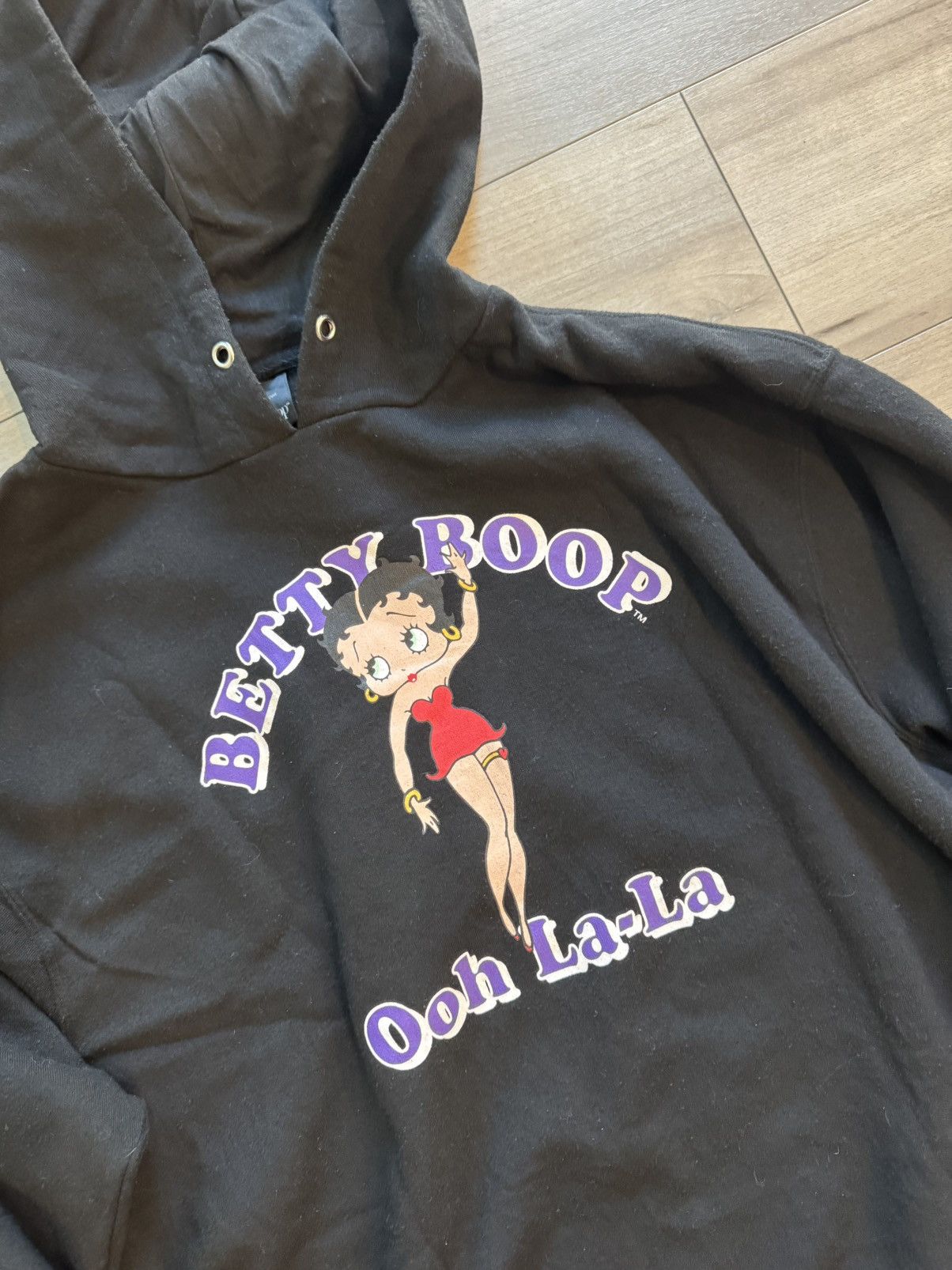 Japanese Brand Vintage Betty boop cropped hoodie Size US XL / EU 56 / 4 - 2 Thumbnail