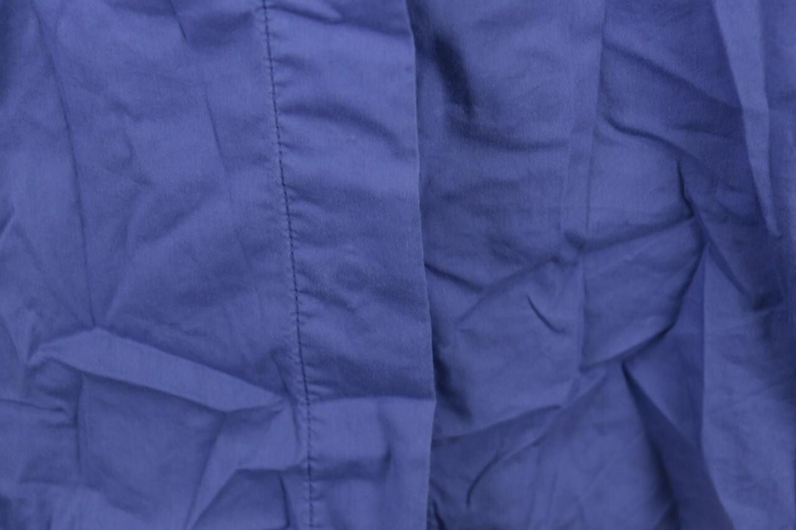 Designer Max Mara Blue Button Down Shirt Size US 8 / I 42 / GB 10 Size M / US 6-8 / IT 42-44 - 4 Thumbnail