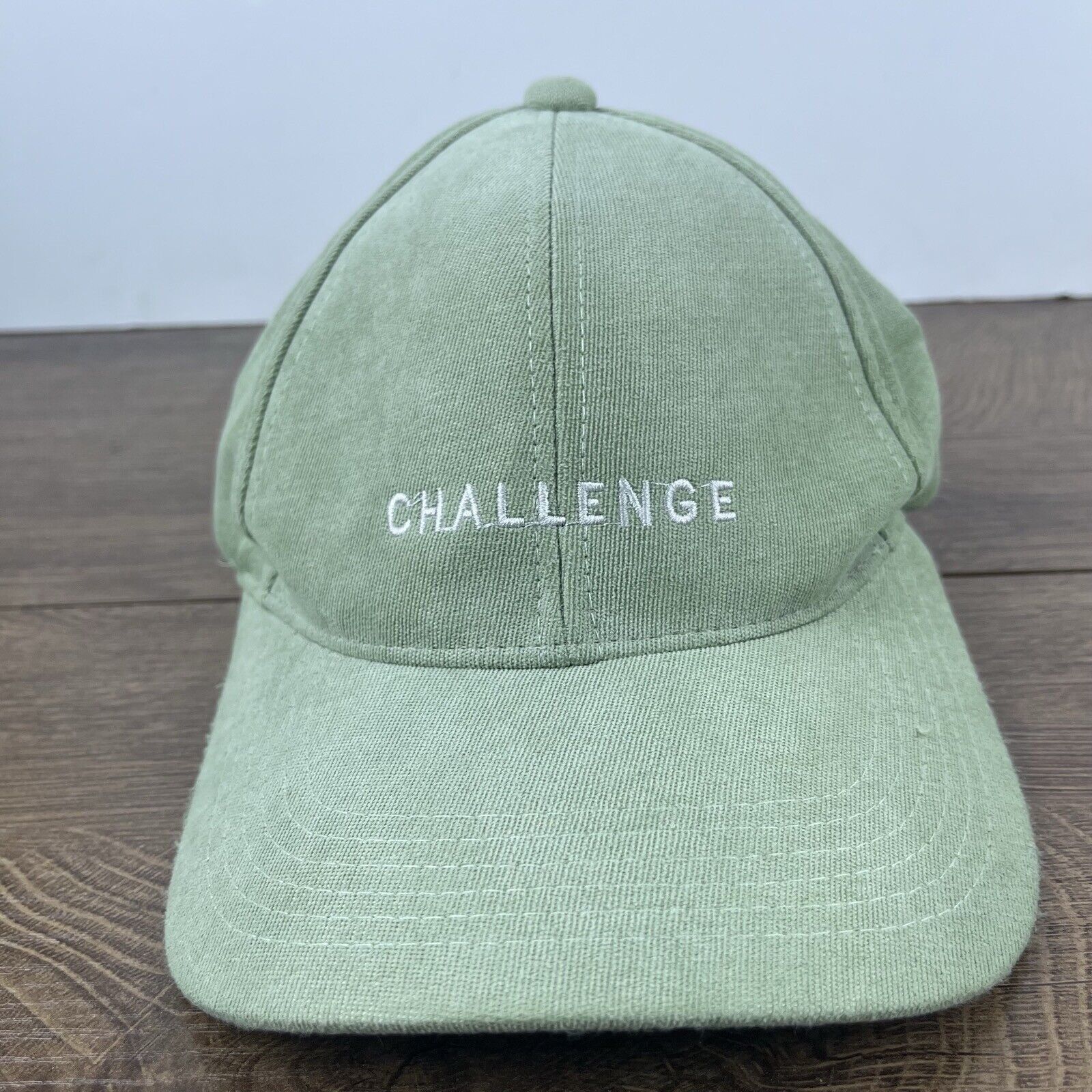 Other Challenge Hat Challenge Adjustable Hat Green Hat Adjustable Size ONE SIZE - 3 Thumbnail