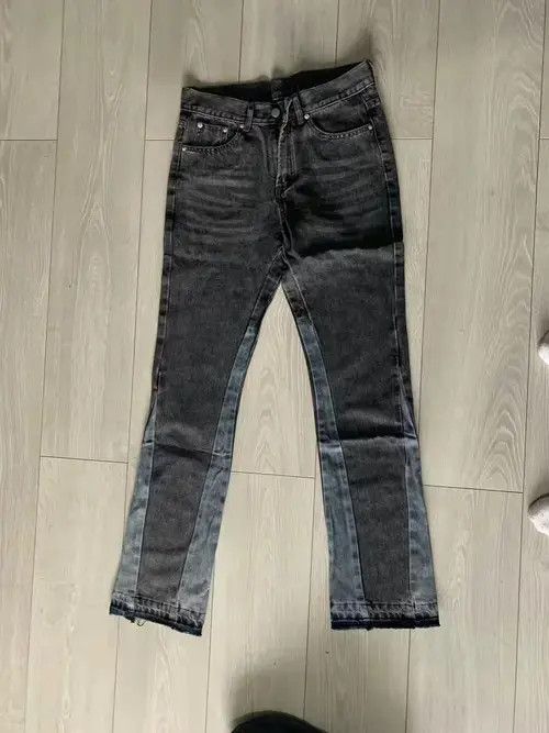 Japanese Brand Vintage Patchwork Flare Jeans Urban Men Streetwear Size US 34 / EU 50 - 2 Thumbnail
