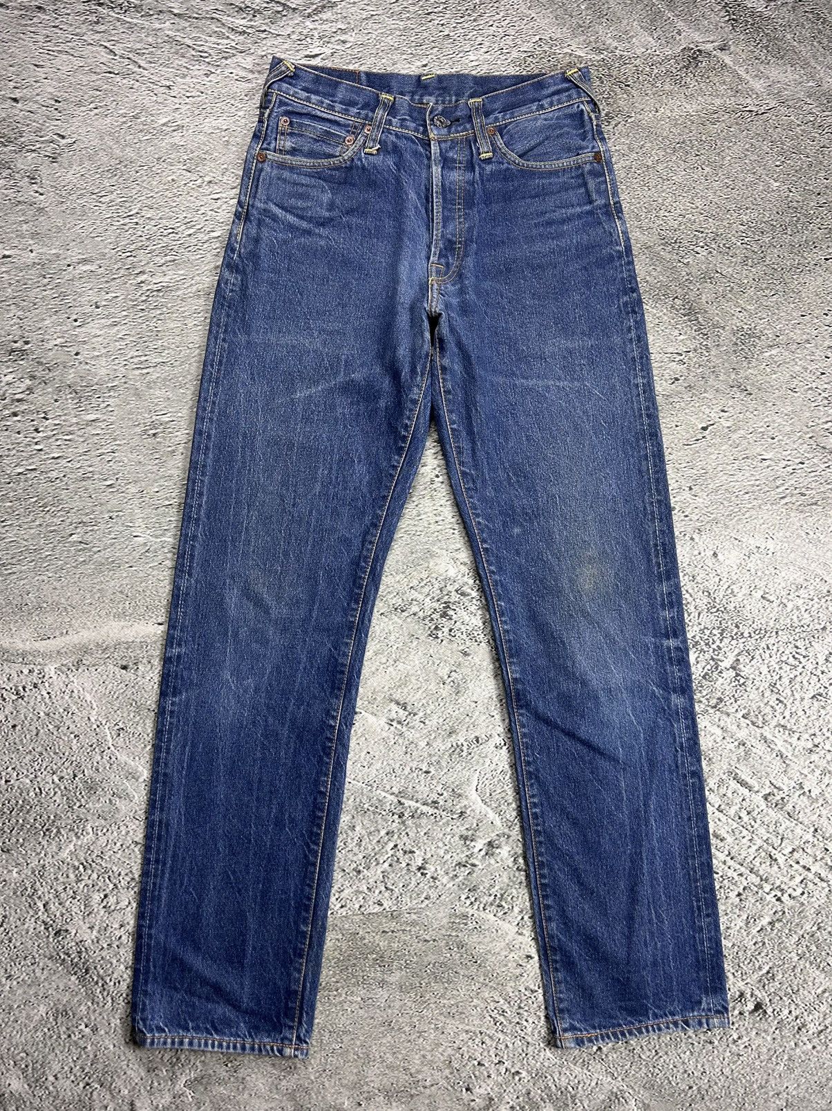 Evisu × Japanese Brand × Vintage Evisu jeans vintage handpainted seagull logo selvedge denim Size US 30 / EU 46 - 5 Thumbnail