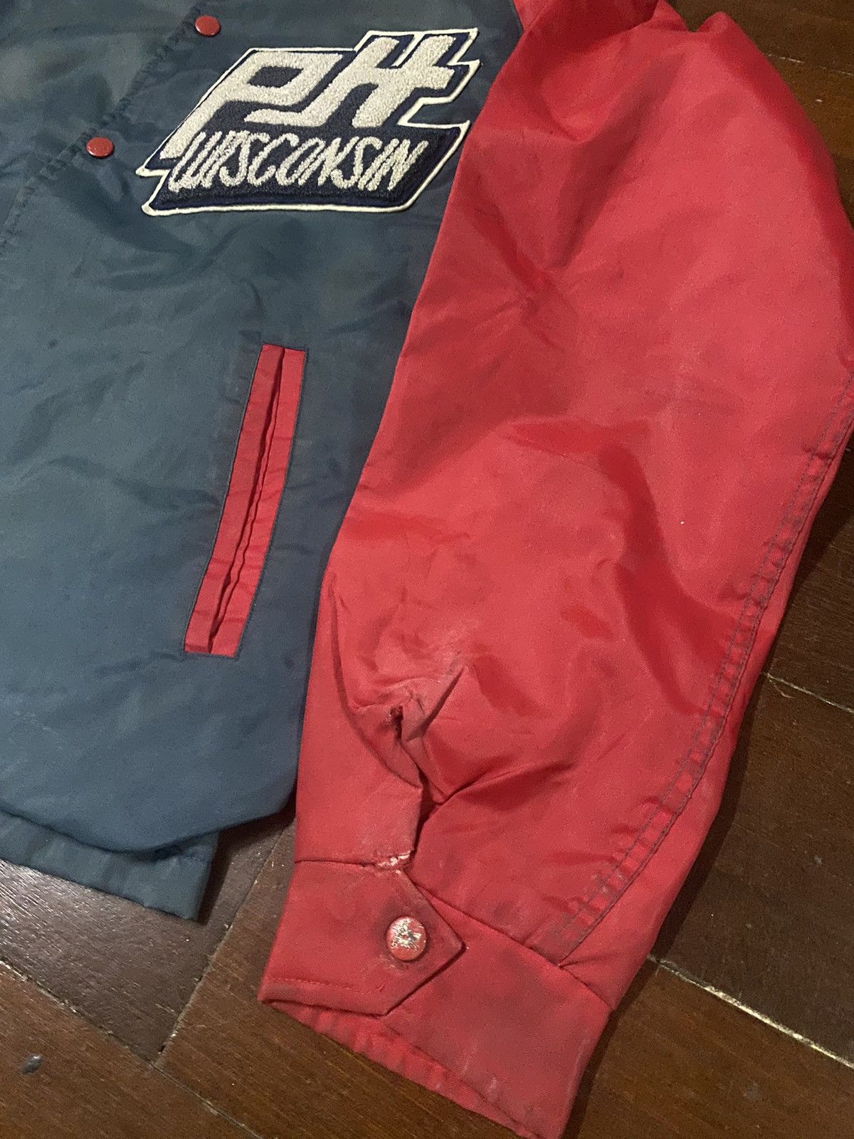 Sugar Cane Vtg Sugar Cane Style Eye wisconsin Embroidery Varsity Jacket Size US XL / EU 56 / 4 - 16 Thumbnail