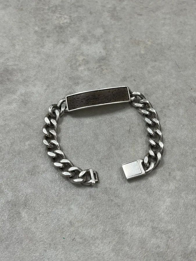 Maison Margiela AW2010 Maison Margiela Grey Cuban Link Armband Bracelet Size ONE SIZE - 6 Thumbnail