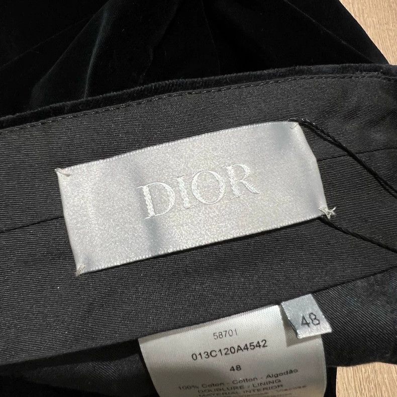 Dior Dior Black velvet suit trousers 2504-Nextarrow Size US 32 / EU 48 - 5 Thumbnail