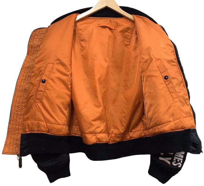 A.F.F.A. × Hiroshi Fujiwara × Jun Takahashi ☠️SOLD☠️AFFA ANARCHYFOREVER FOREVER ANARCHY MA-1 Bomber Jacket Size US XL / EU 56 / 4 - 3 Thumbnail