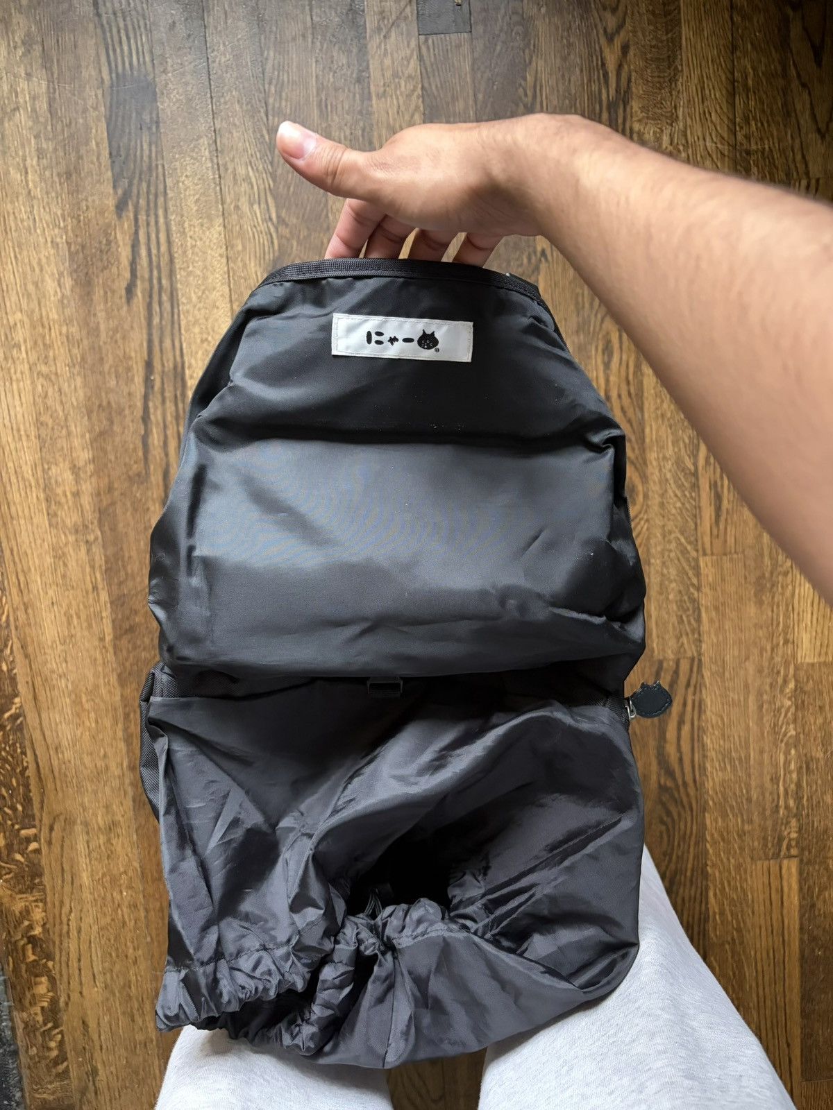 Ne-Net Ne-Net Nya Cat Black Big Rucksack backpack Size ONE SIZE - 6 Thumbnail
