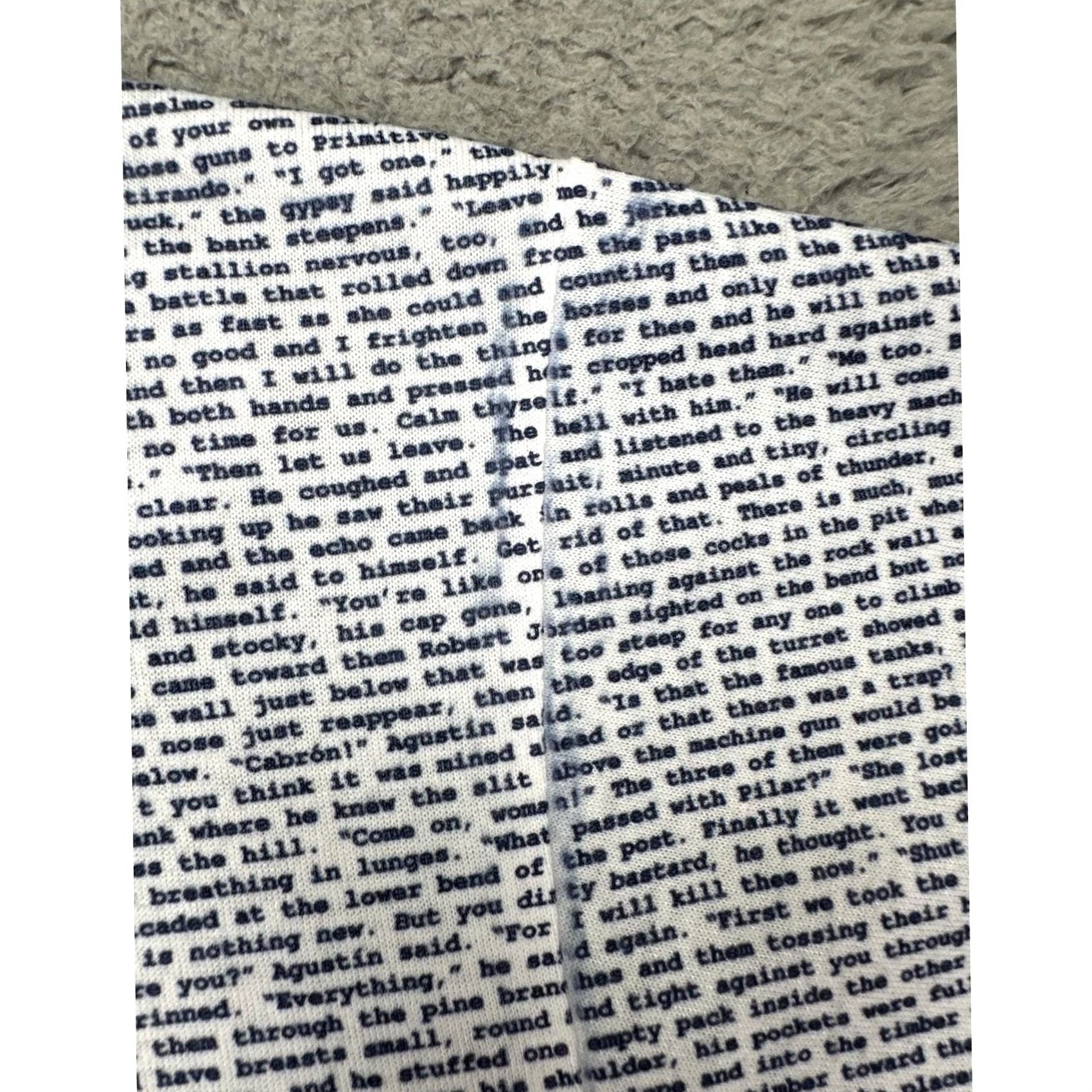 Vintage Litographs Mens Large White Graphic Tee T-Shirt Short Sleeve Full Text Print Size US L / EU 52-54 / 3 - 7 Thumbnail