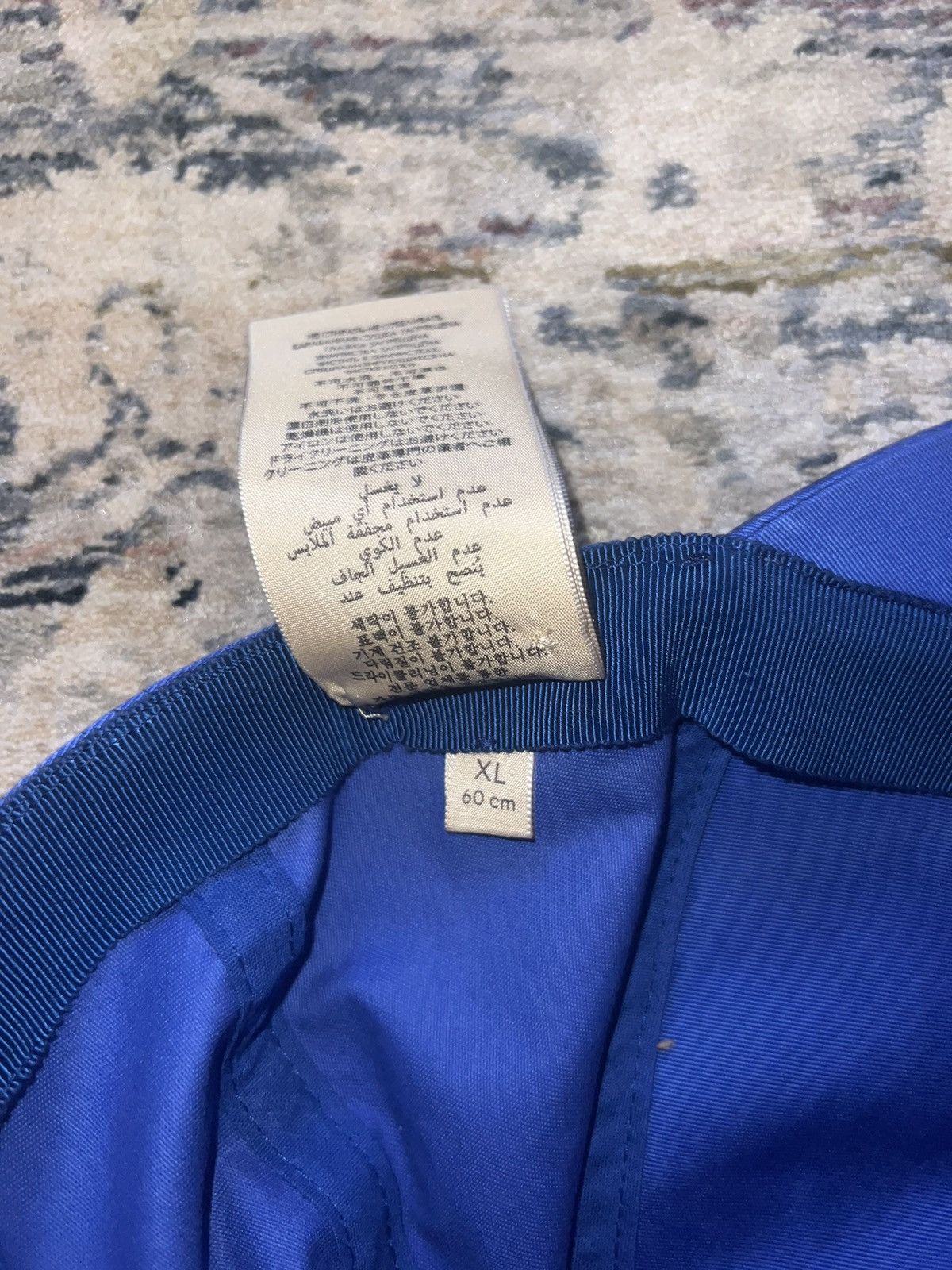 Gucci Blue Gucci 100 Baseball Velcro Strap Cap Sz OS Size ONE SIZE - 5 Thumbnail
