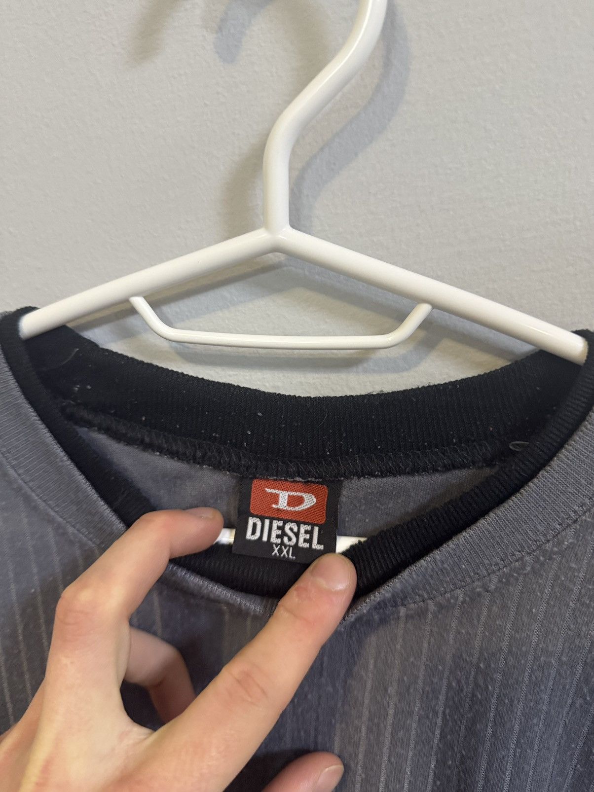 Diesel Diesel Logo Tee Vintage Size US XL / EU 56 / 4 - 3 Thumbnail
