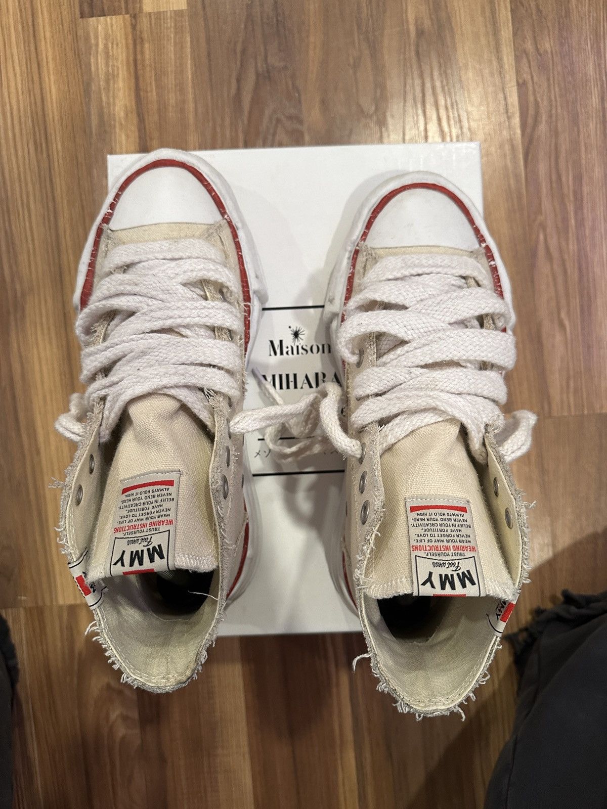 Maison MIHARA YASUHIRO Beige Peterson High Sneaker Size US 10 / EU 43 - 5 Thumbnail