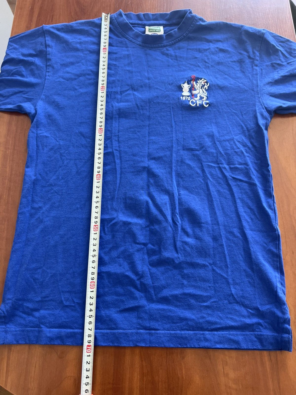 Other 1970/71 FC Chelsea Score Draw Remake Home Jersey Mens Blue M Size US M / EU 48-50 / 2 - 9 Thumbnail