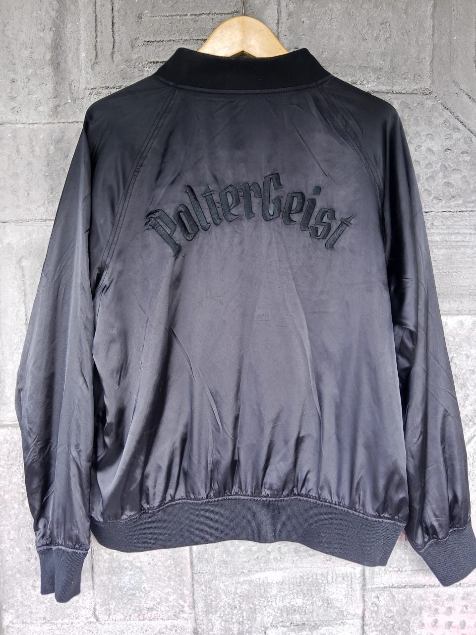 Vintage Poltergeist leata bomber jacket Size US M / EU 48-50 / 2 - 2 Thumbnail