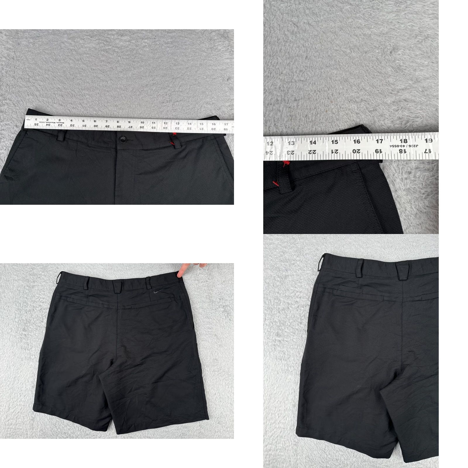 Nike Nike Shorts Mens 34 DARK Gray Flat Polyester Blend Golf Outdoor 30x11 Athletic Clothing Mens Shorts Regular 34 Gray Nike Size US 34 / EU 50 - 9 Thumbnail