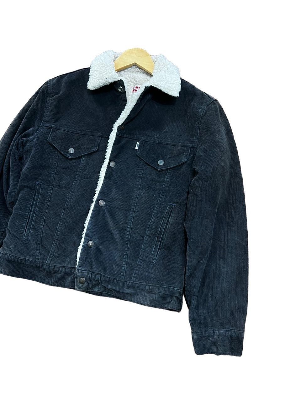 Levi's × Levi's Vintage Clothing × Vintage Vintage 80’s Levis Sherpa Corduroy Jacket Size US S / EU 44-46 / 1 - 2 Thumbnail