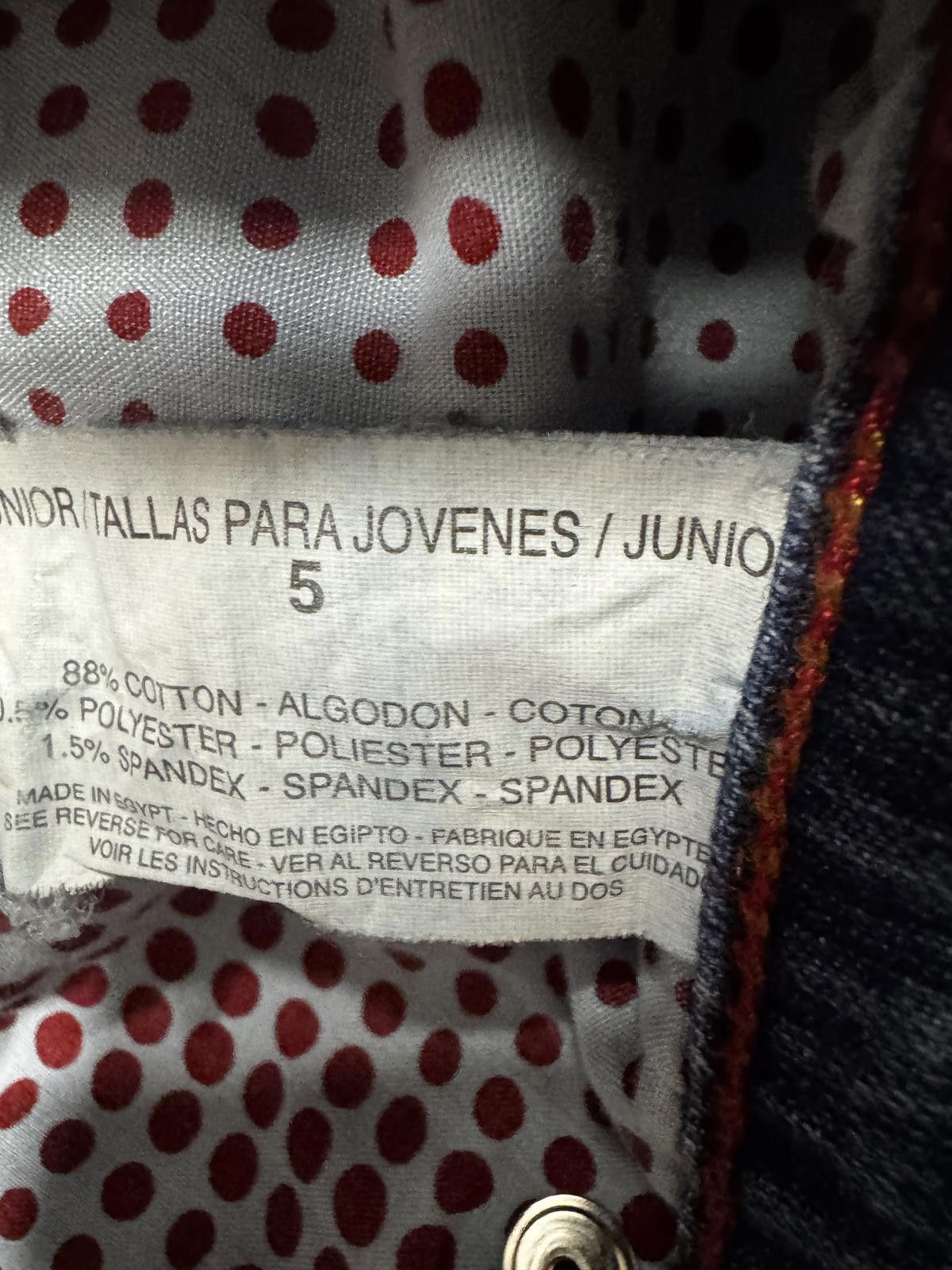 Global Work GLO Junior Denim Shorts - Size 5 Size 24" / US 00 / IT 34 - 3 Thumbnail