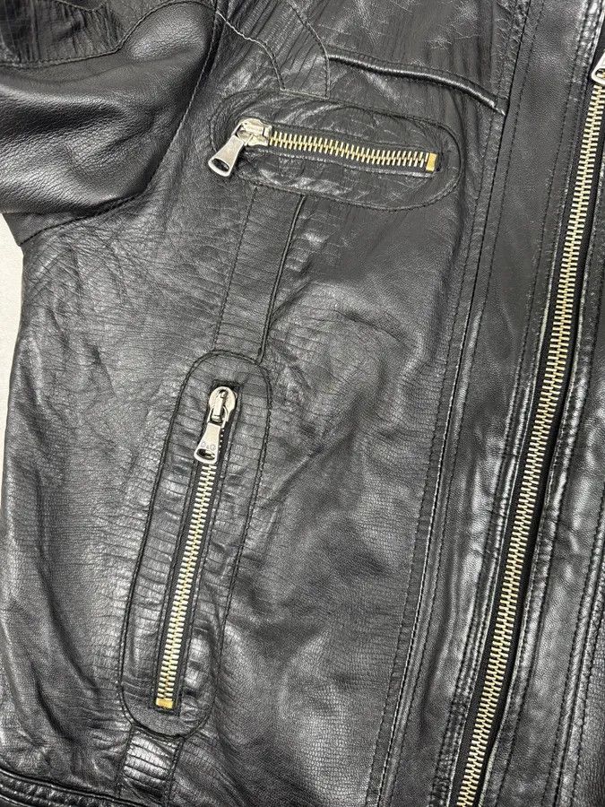 Dolce & Gabbana SS2005 Dolce & Gabbana Black Technical Leather Jacket Size US M / EU 48-50 / 2 - 9 Thumbnail