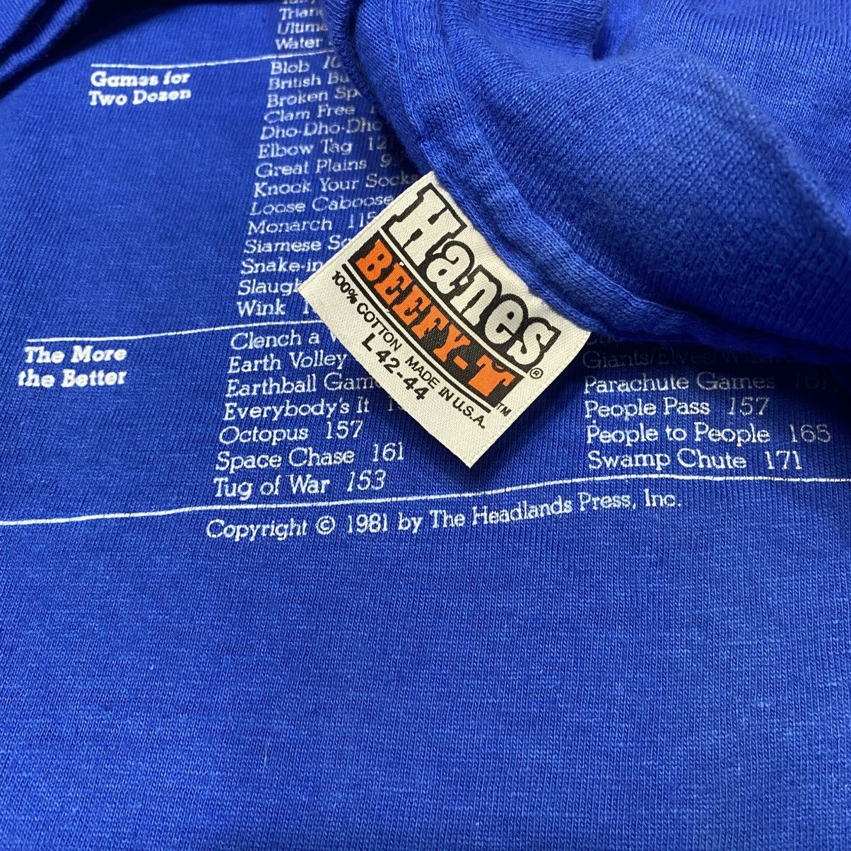 Vintage Vintage New Games And More 1981 Tshirt Size US L / EU 52-54 / 3 - 6 Thumbnail