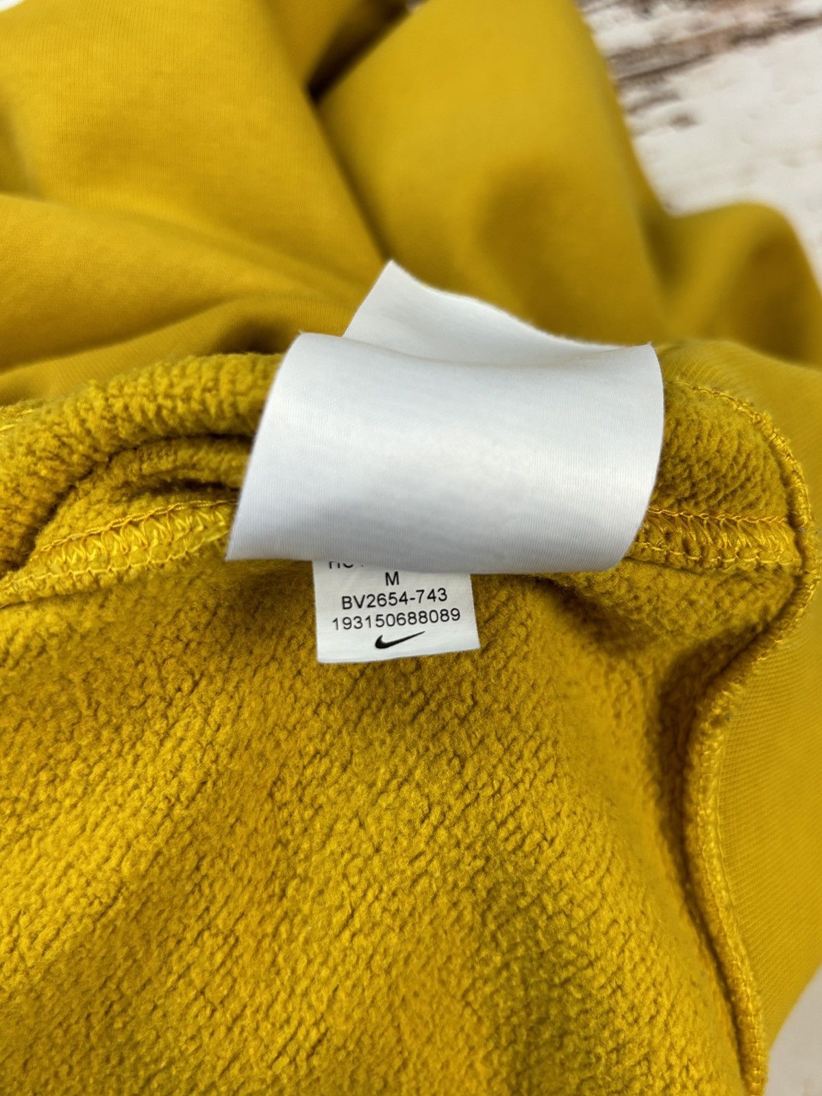 Nike Nike Yellow Hoodie Sweatshirt Size US M / EU 48-50 / 2 - 12 Thumbnail