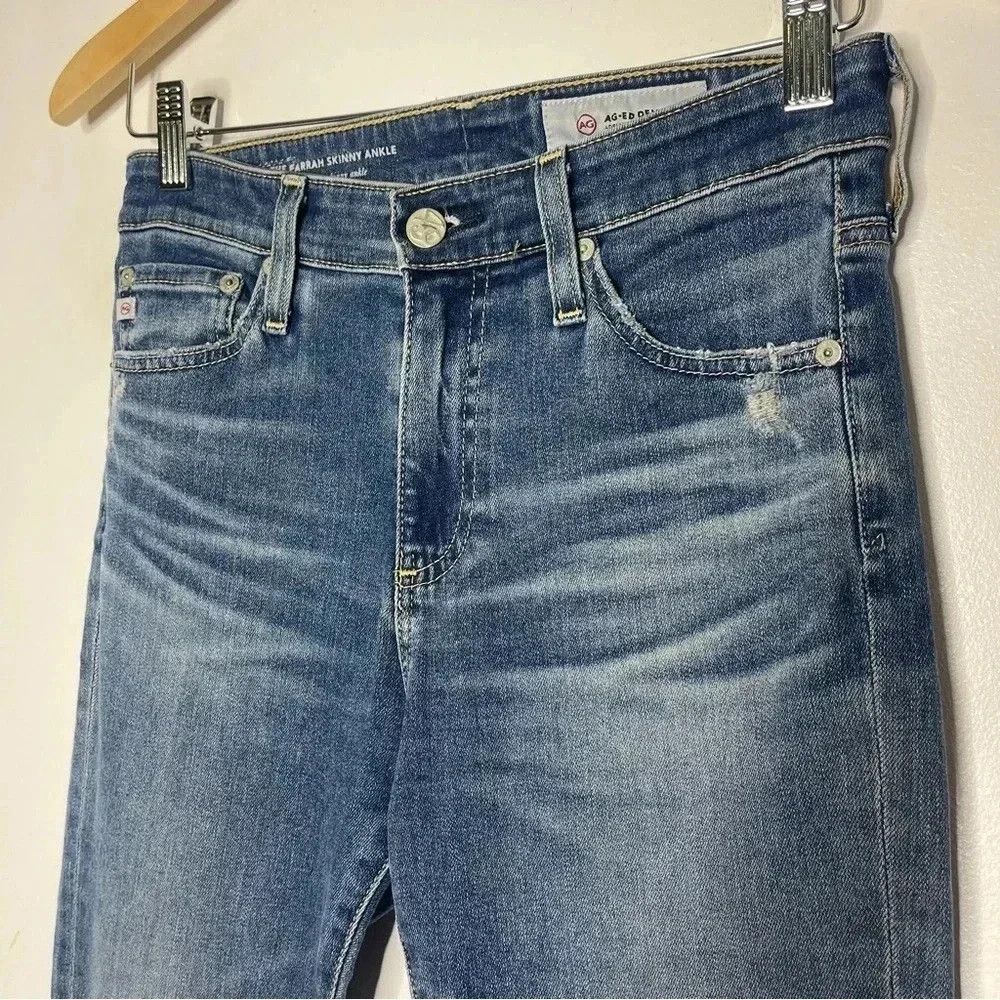 AG Adriano Goldschmied Adriano Goldschmied Farrah High Rise Skinny Jeans Size 25 Size 25" / US 0 / IT 36 - 7 Thumbnail