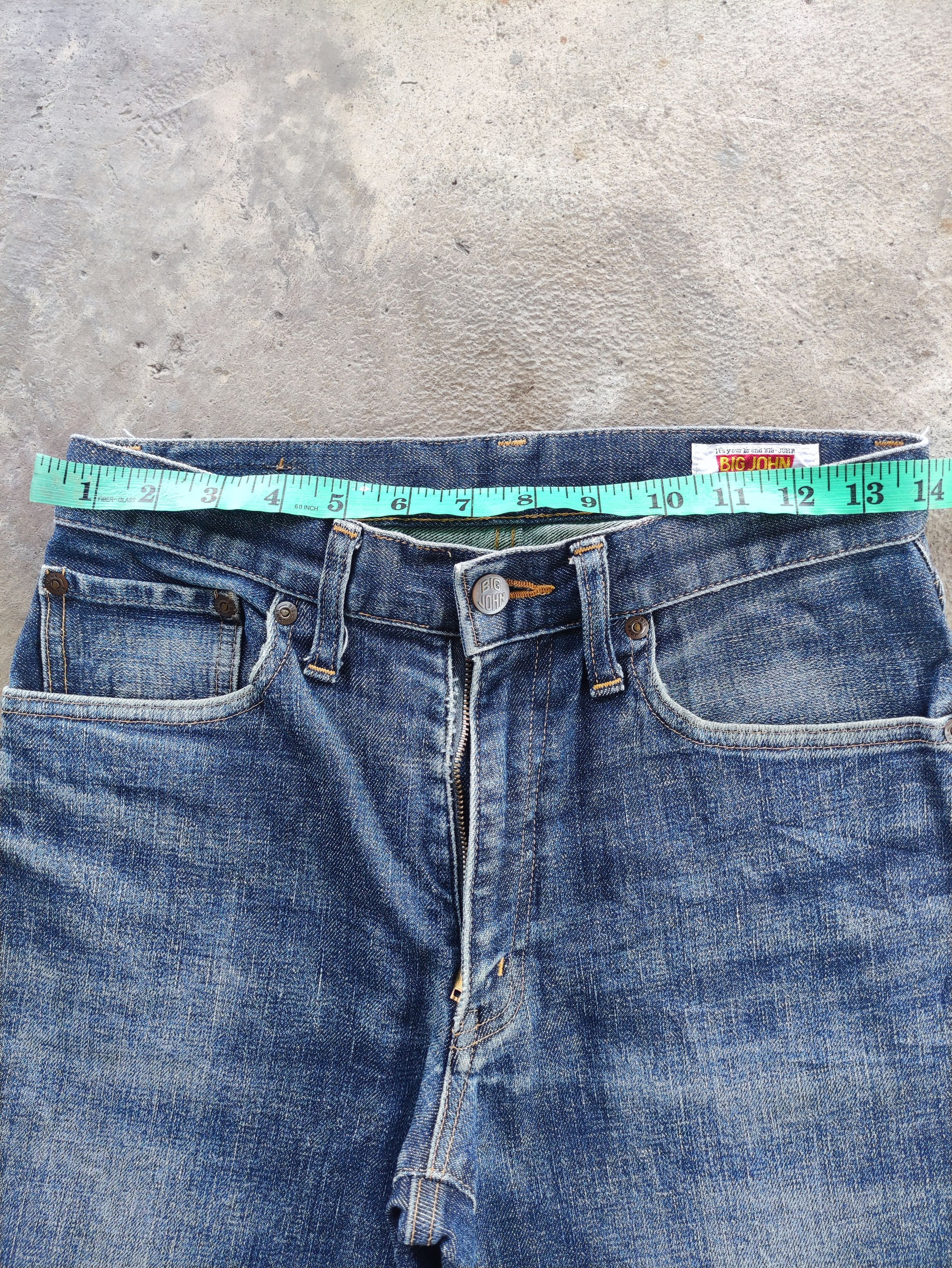 Big John × Vintage Vintage Big John Japan Jeans Distressed Faded Denim Pants Size US 27 - 6 Thumbnail