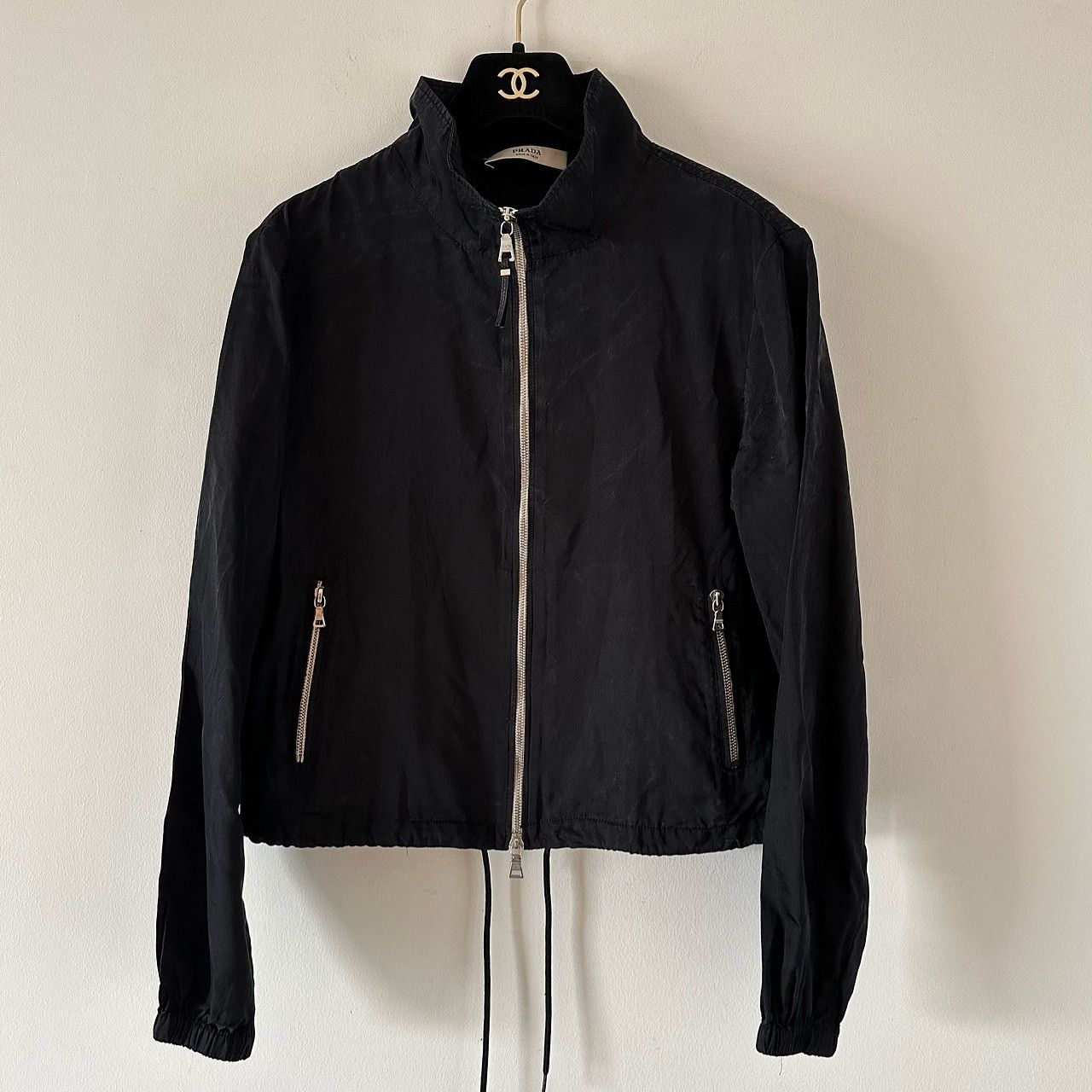 Prada Prada Silk Zip Jacket Size 42 Size M / US 6-8 / IT 42-44 - 1 Thumbnail