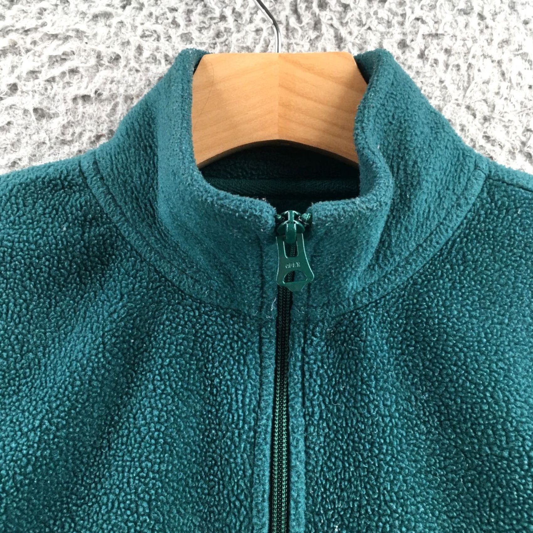 Obey Obey Worldwide Sweatshirt Mens S Green Channel Mock Neck Quarter Zip Fleece Size US S / EU 44-46 / 1 - 3 Thumbnail