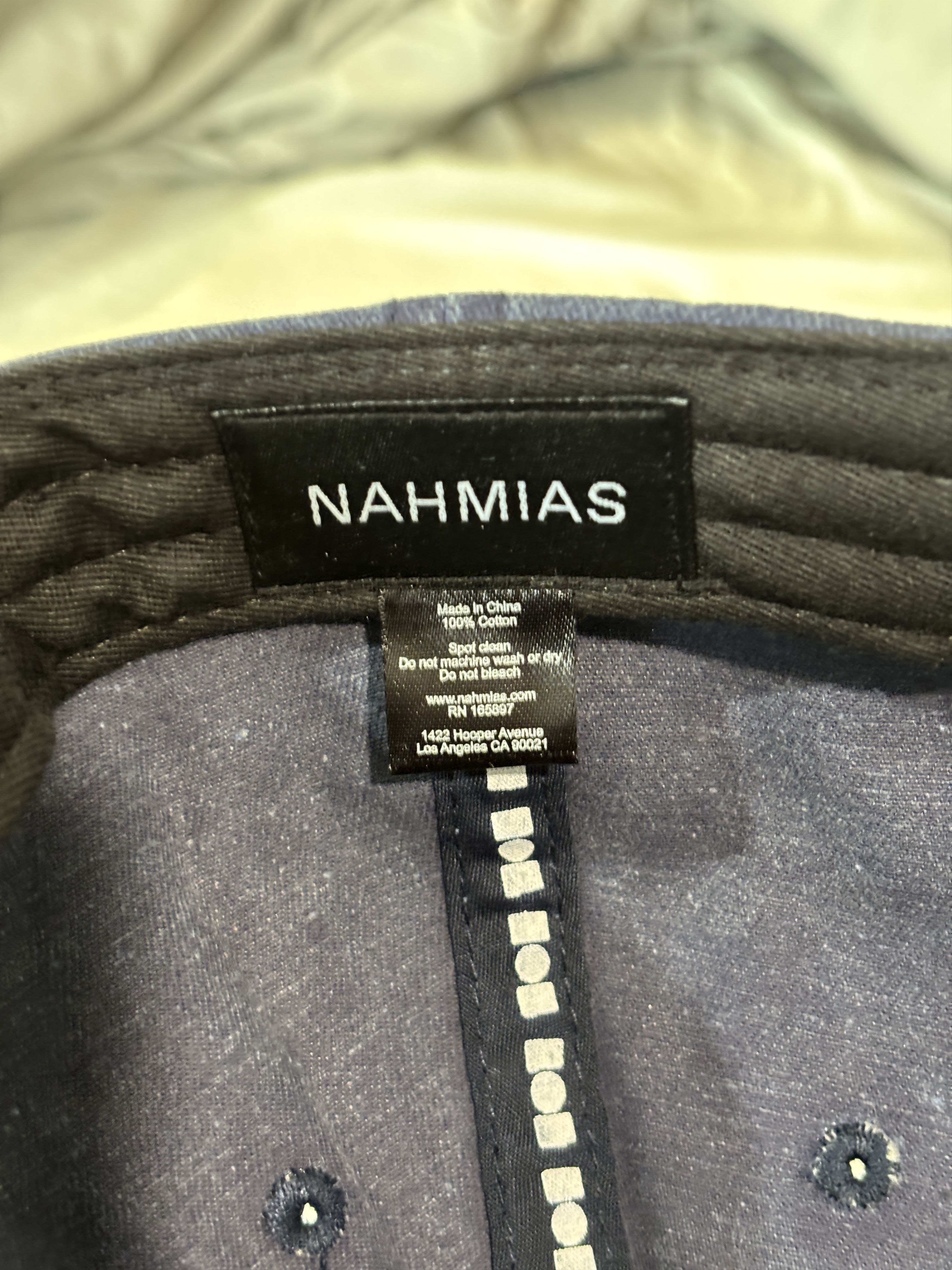 Nahmias Nahmias x Marty Supreme Navy Blue Baseball Cap Size ONE SIZE - 2 Thumbnail