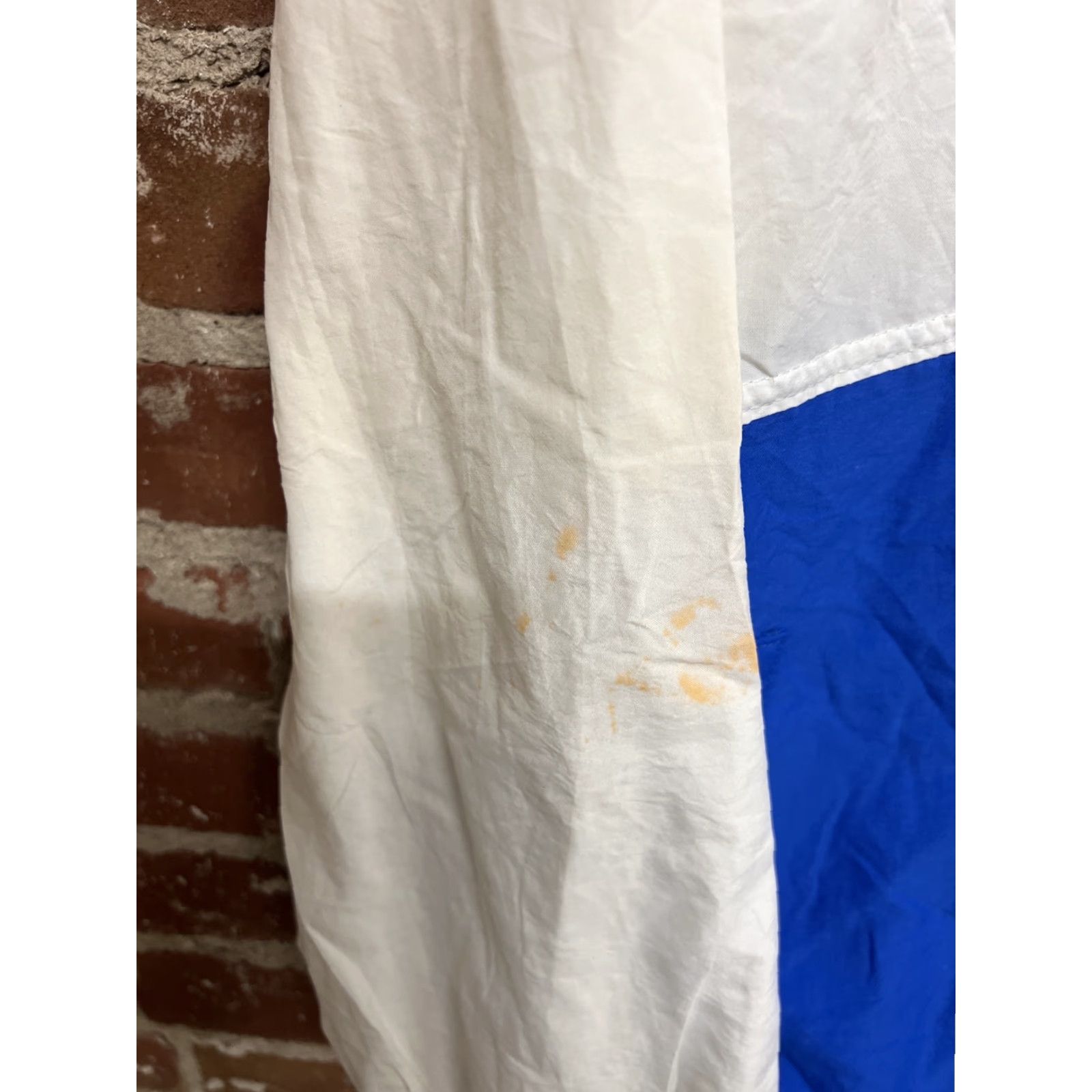 Vintage VINTAGE Jostens Jacket Men Large L Blue Nylon Satin Rain Coat College AFB Travel Casual 90s? Size US L / EU 52-54 / 3 - 3 Thumbnail