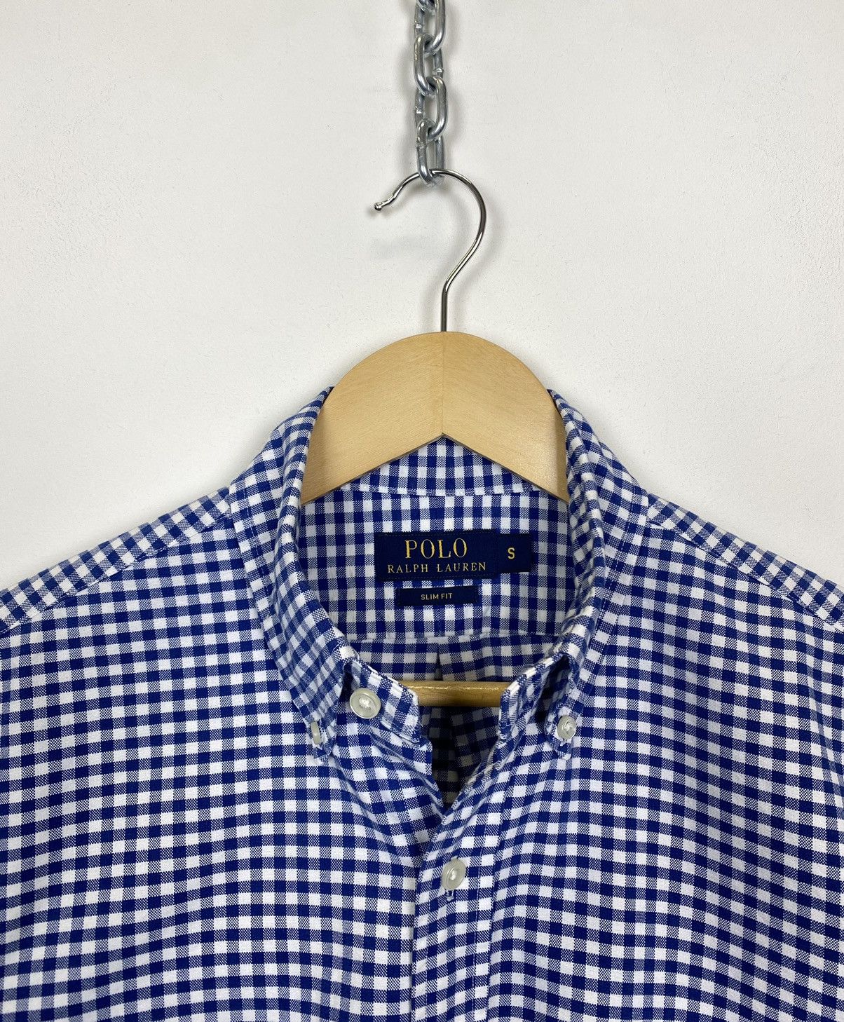 Polo Ralph Lauren Polo Ralph Lauren Slim Fit Shirt Buttons-Up Checkered Blue Size US S / EU 44-46 / 1 - 4 Thumbnail