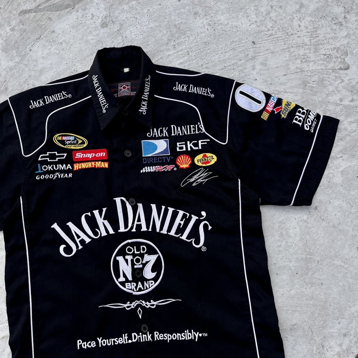 JH Design Vintage Jack Daniels Nascar Racing shirt by JH Design Size US M / EU 48-50 / 2 - 2 Thumbnail