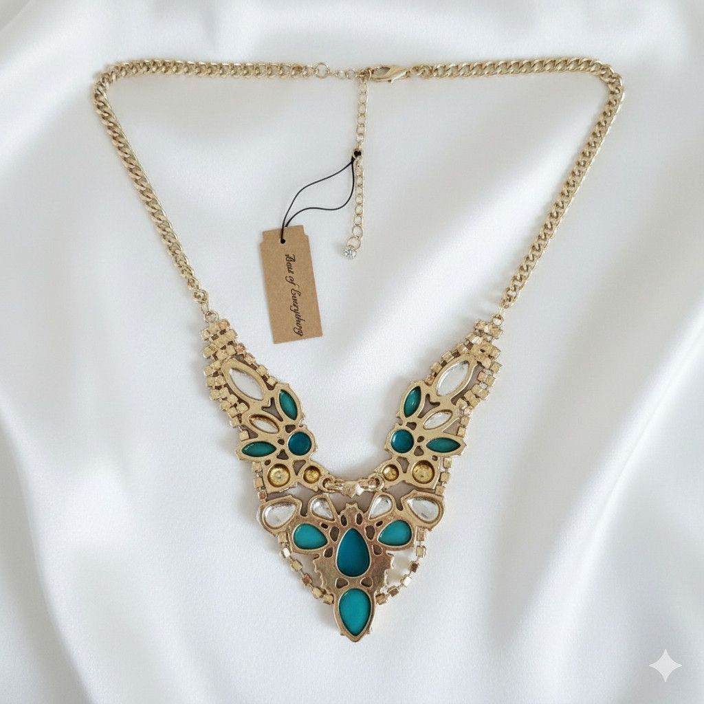 Other Best of Everything 16-18" Necklace Turquoise Teal Blue Cry Size ONE SIZE - 9 Thumbnail