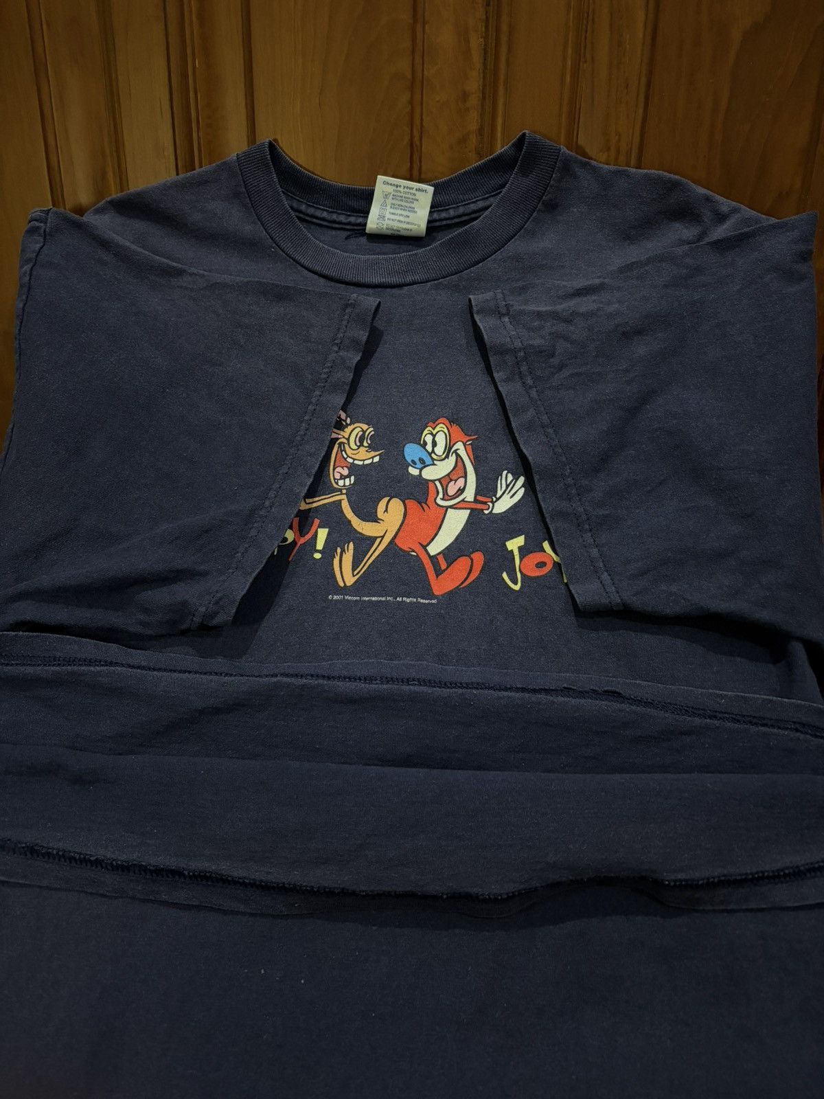 Cartoon Network Vintage 2001 Ren & Stimpy Show Size US L / EU 52-54 / 3 - 4 Thumbnail