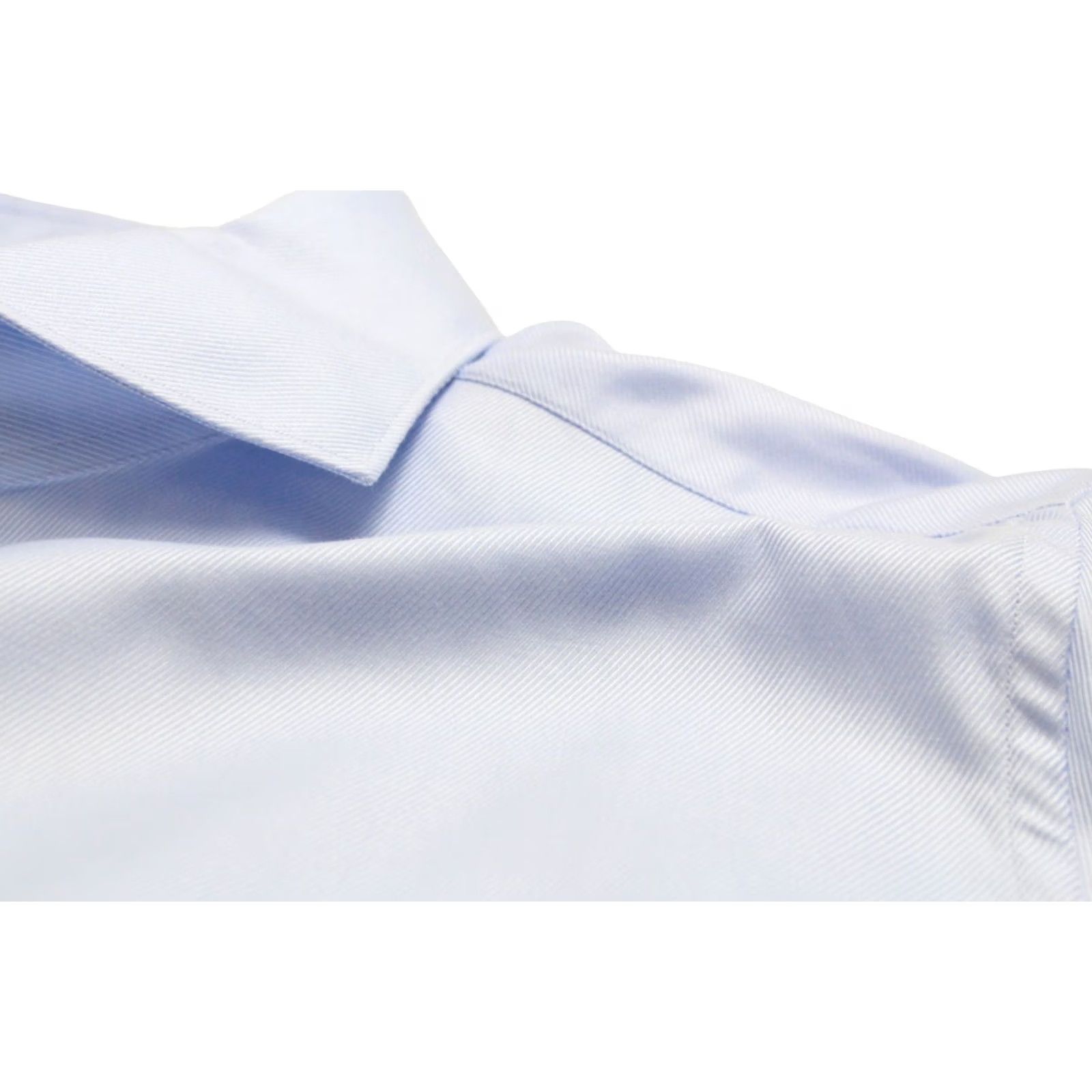 Suitsupply Suitsupply Extra Slim Fit Formal Shirt Blue Cutaway Neck LARGE Mens Shirt Dress Shirt Shirt, Blue, Formal, Business, Long Sleeve, Cotton, Button-Up Size 42R - 6 Thumbnail