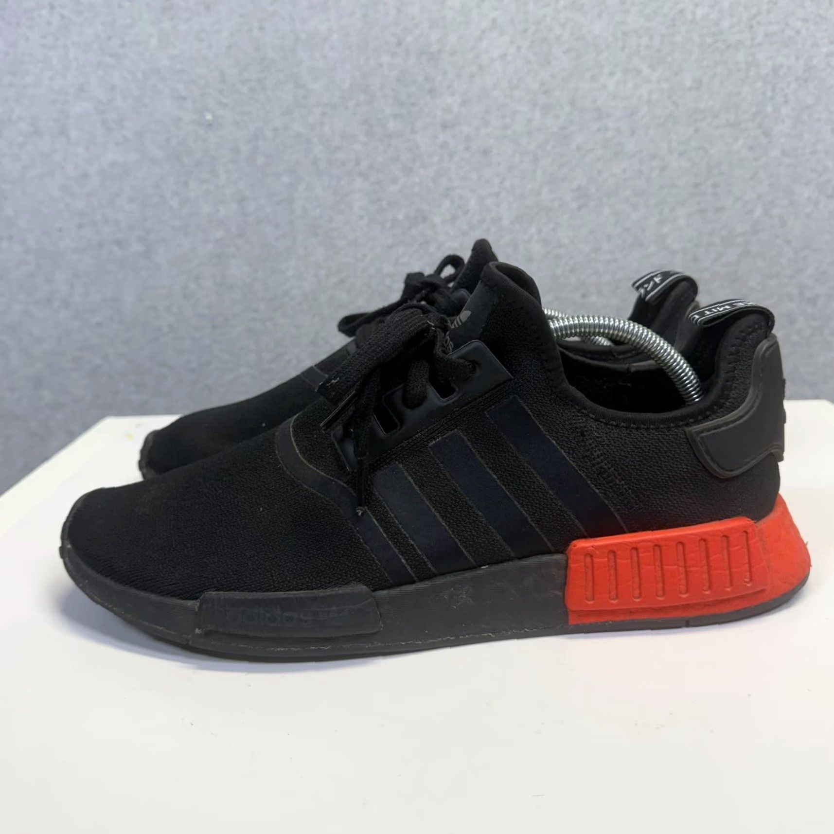 Adidas Adidas Originals NMD R1 Men Runner EE5107 Core Black Solar Red Japan Rare 13 Black Mens Sneakers Size US 13 / EU 46 - 4 Thumbnail