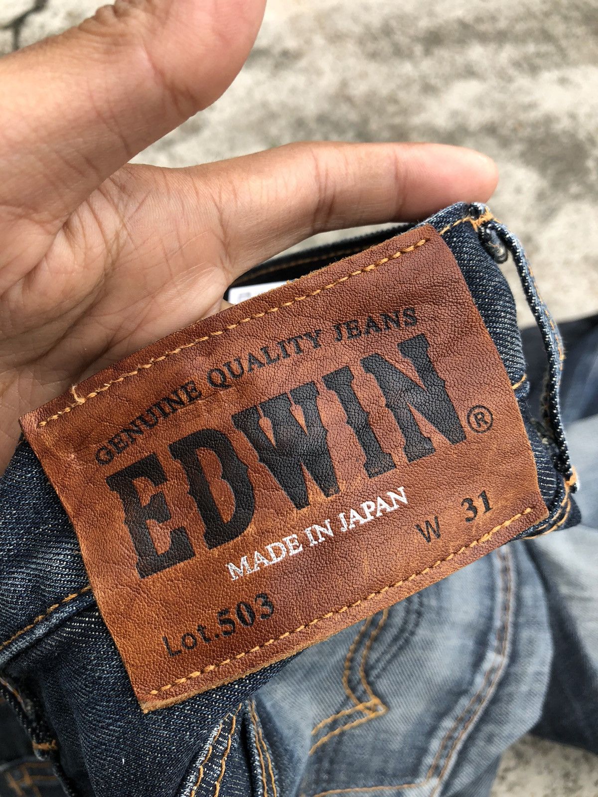 Edwin EDWIN JAPAN WASHED BLUE DENIM Size US 31 - 3 Thumbnail