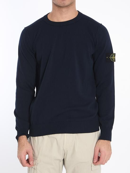 Stone Island STONE ISLAND Men Sweater K1S155100053 BLUE Size US L / EU 52-54 / 3 - 1 Thumbnail