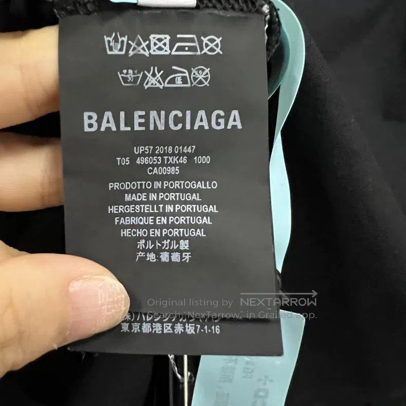Balenciaga Balenciaga Black Short Sleeve Size US XL / EU 56 / 4 - 3 Thumbnail